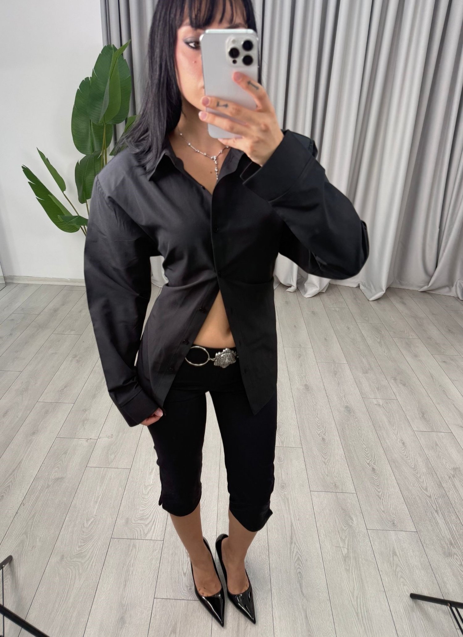 Romy Gömlek Siyah