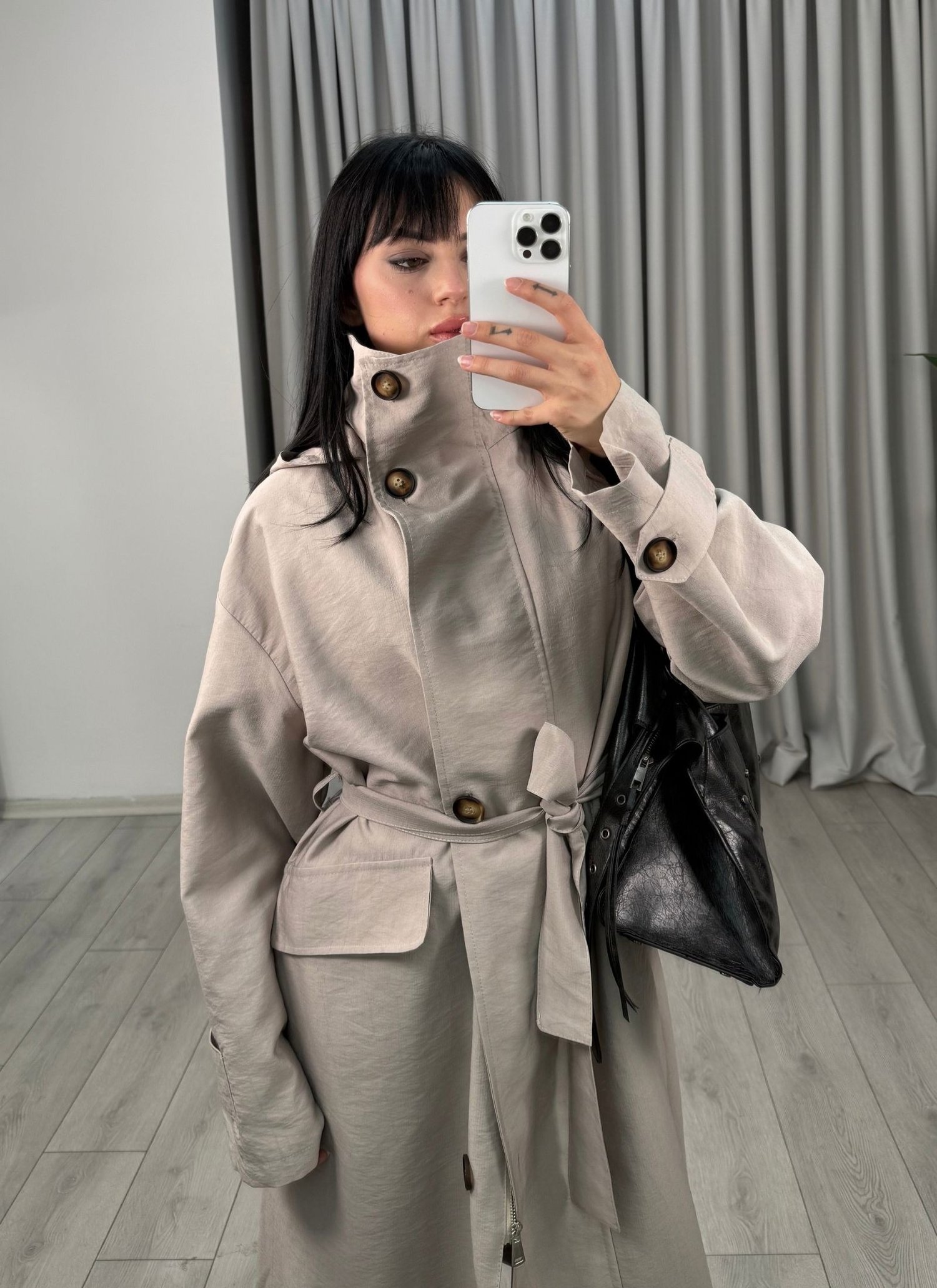 Ruby Trençkot Bej