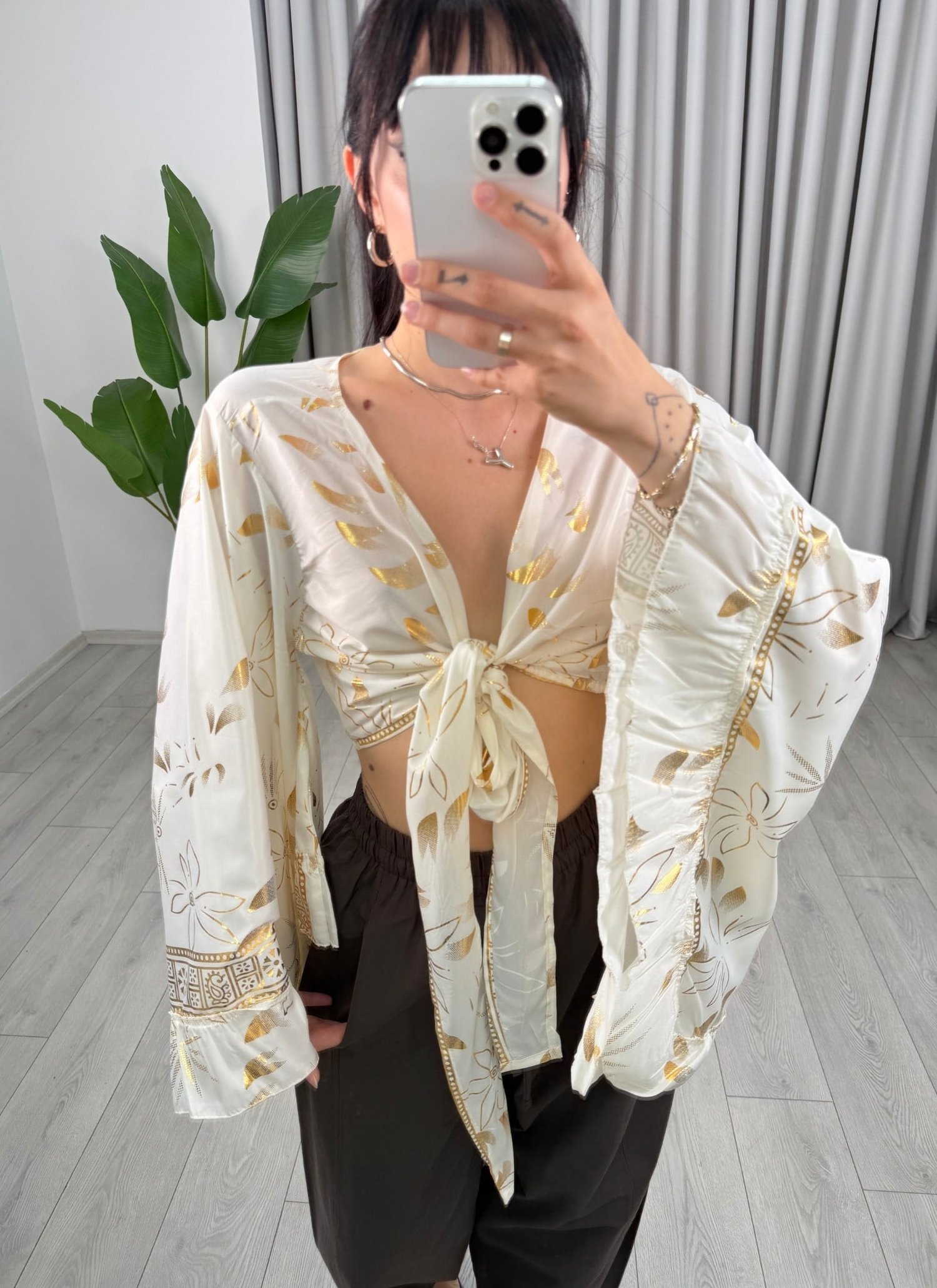 Santorini Bolero Beyaz