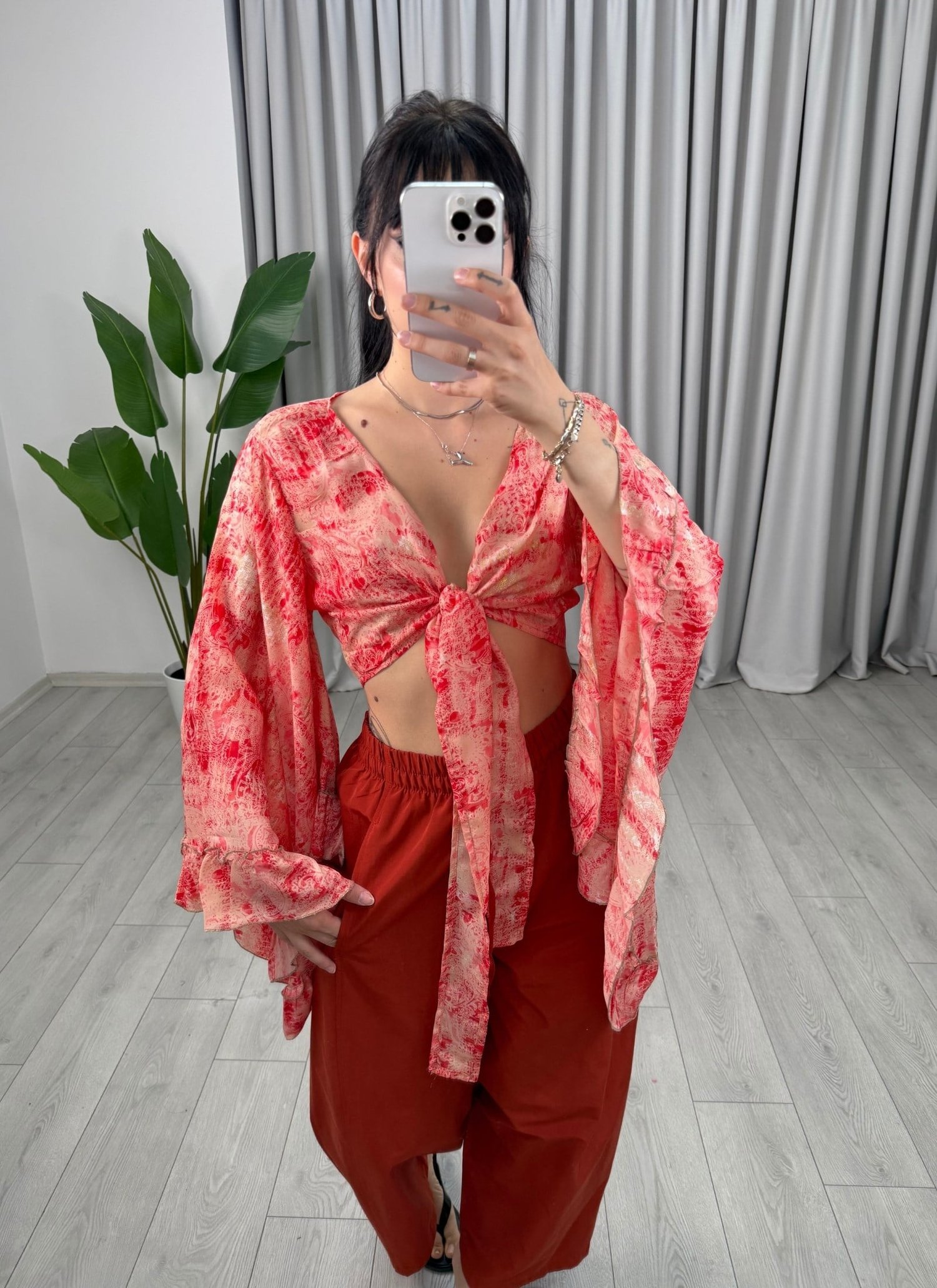 Santorini Bolero Pembe