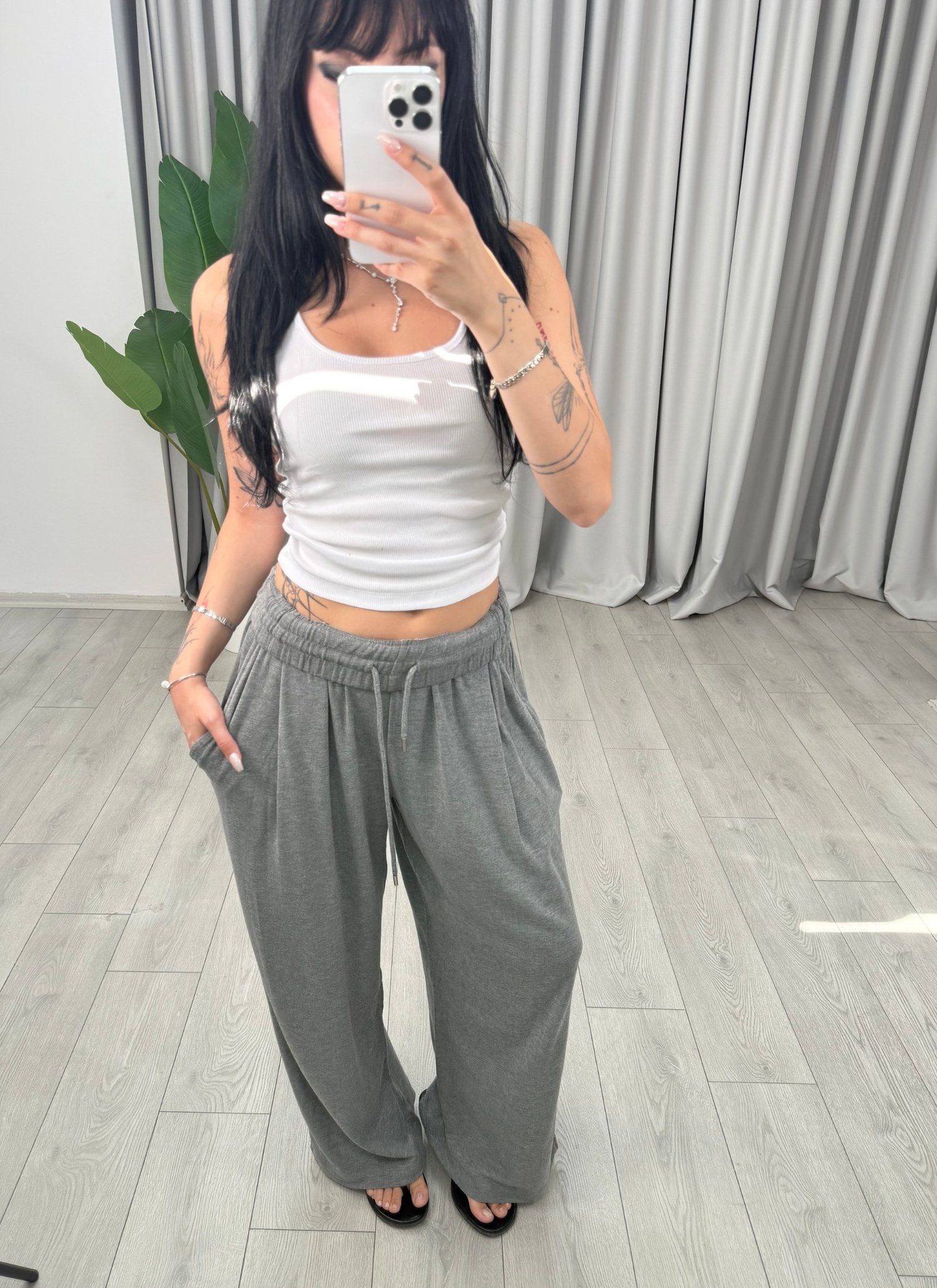 Selly Eşofman Gri