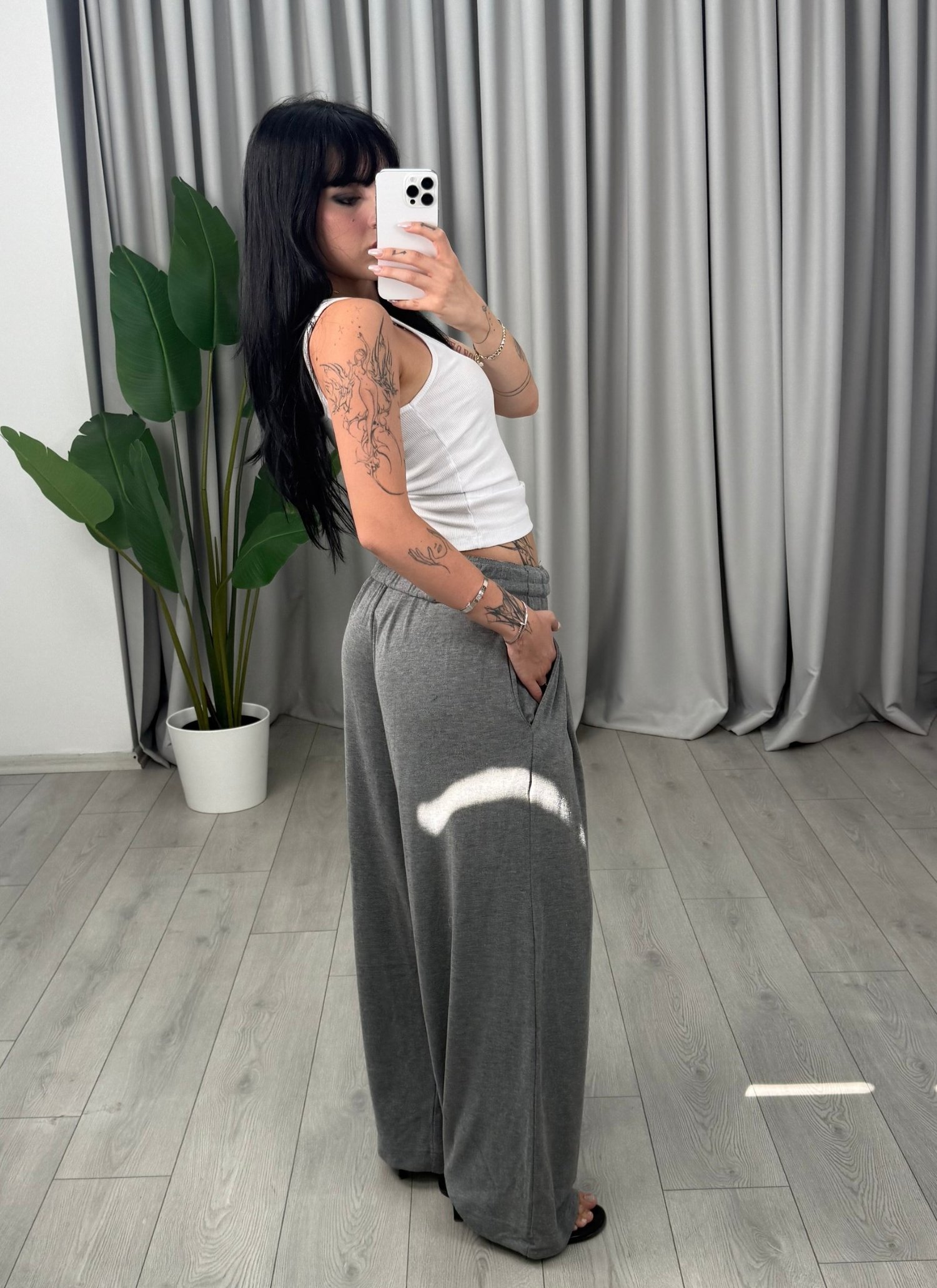 Selly Eşofman Gri