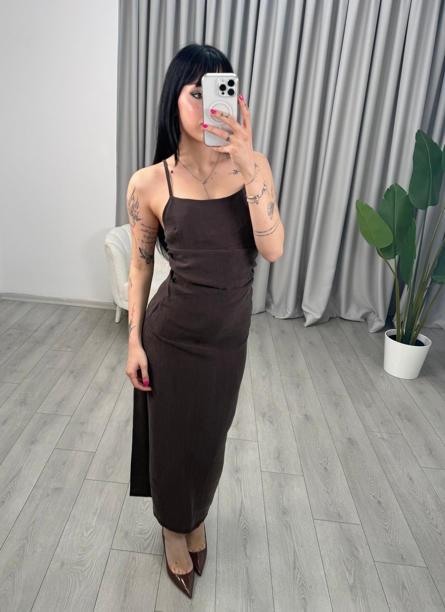 Sienna Elbise Kahve