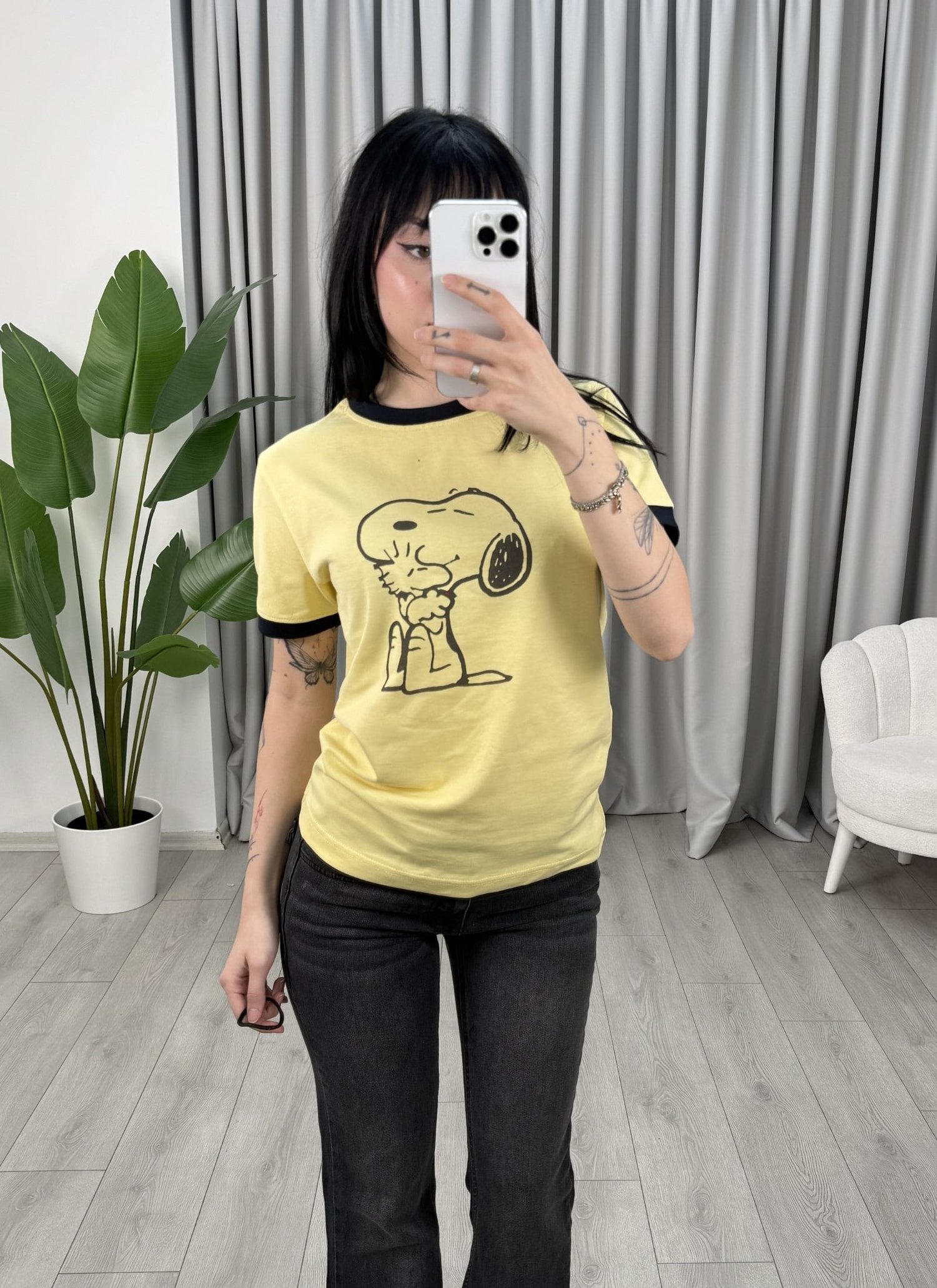 Snoopy Bluz Sarı
