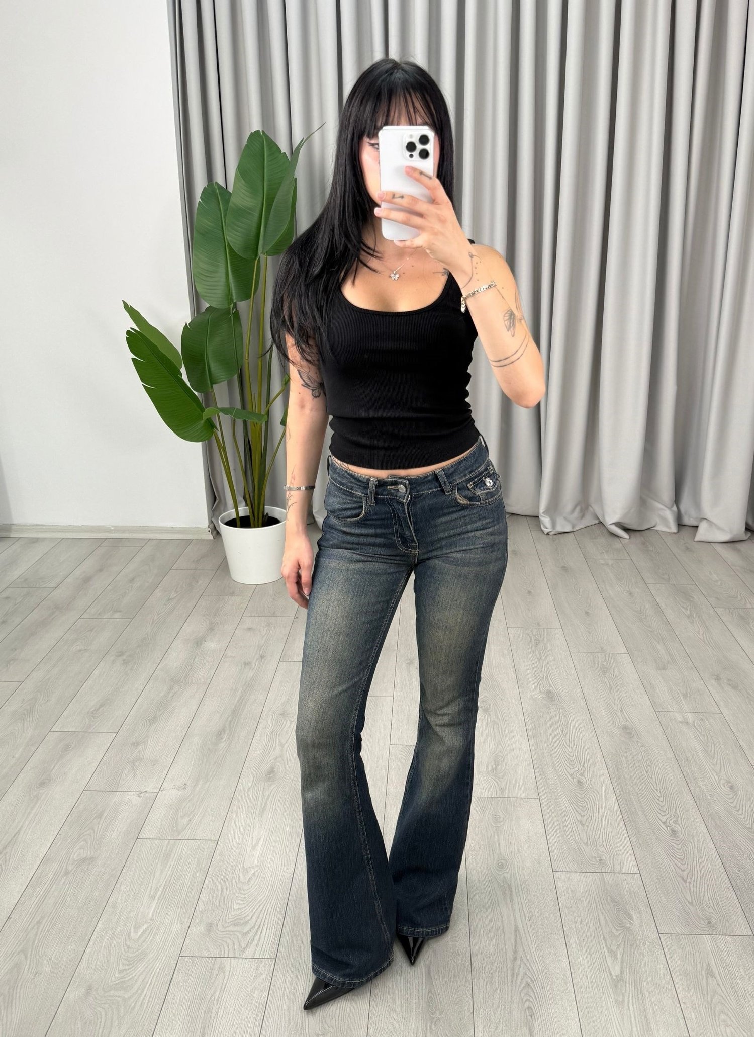 Thalia Jean Yıkamalı Mavi