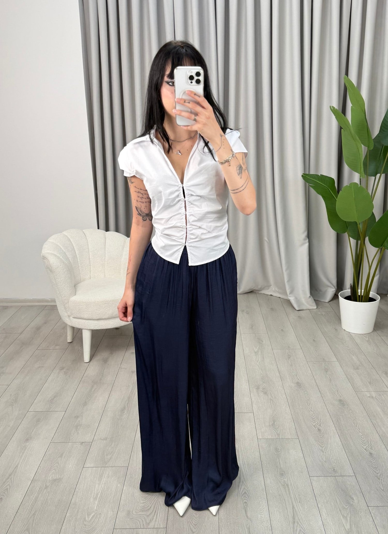 Velina Pantolon Lacivert