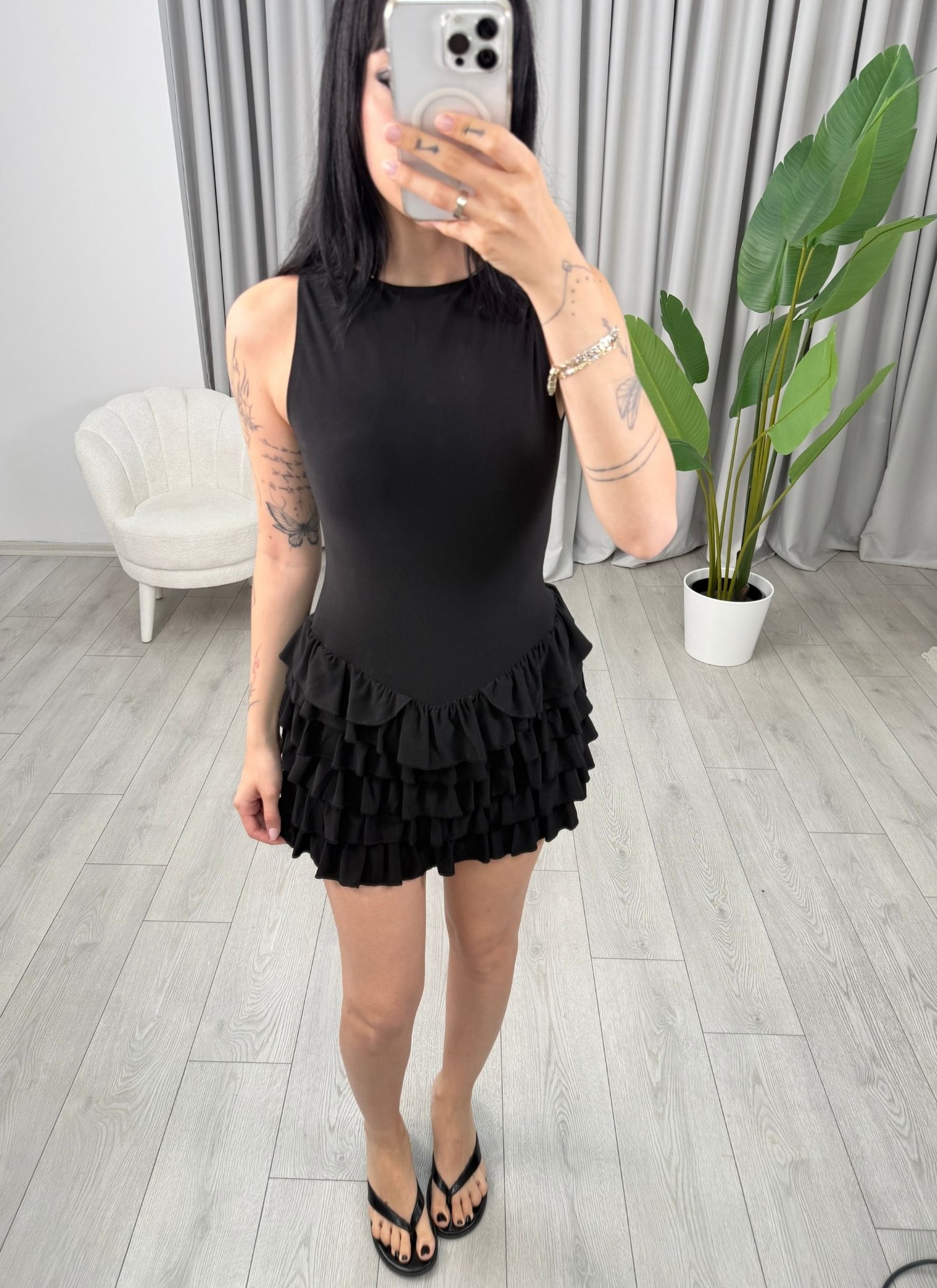 Veronika Elbise Siyah