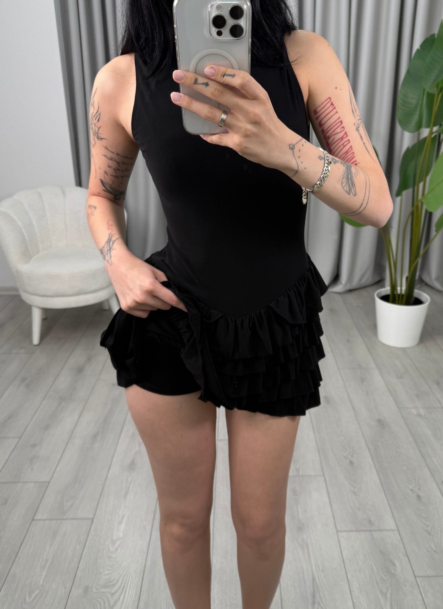 Veronika Elbise Siyah