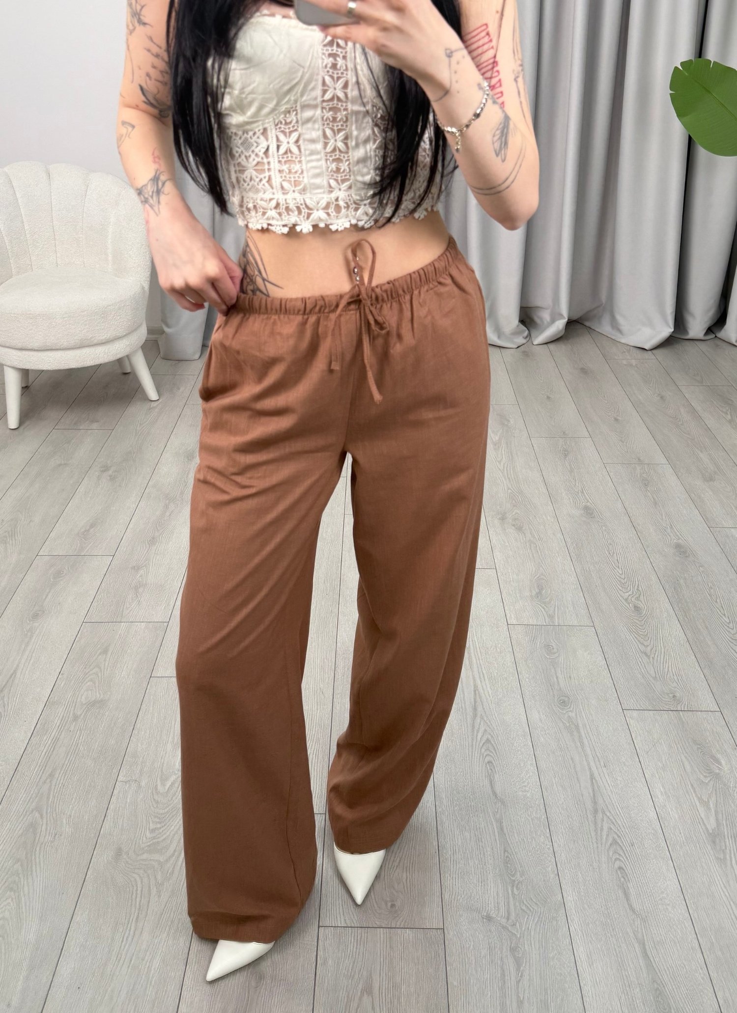 Yasmina Pantolon Kahve