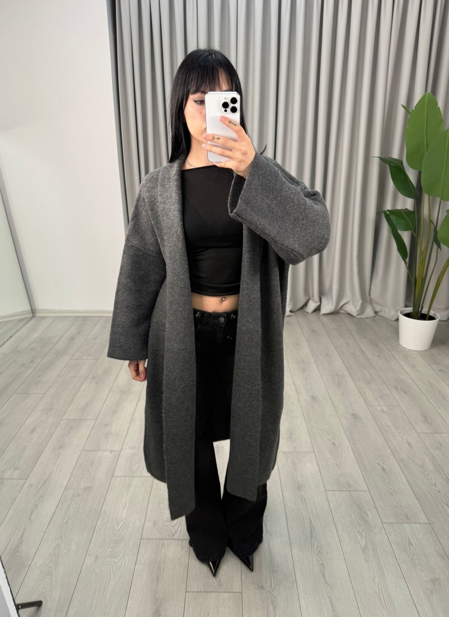 Yumi Hırka Gri