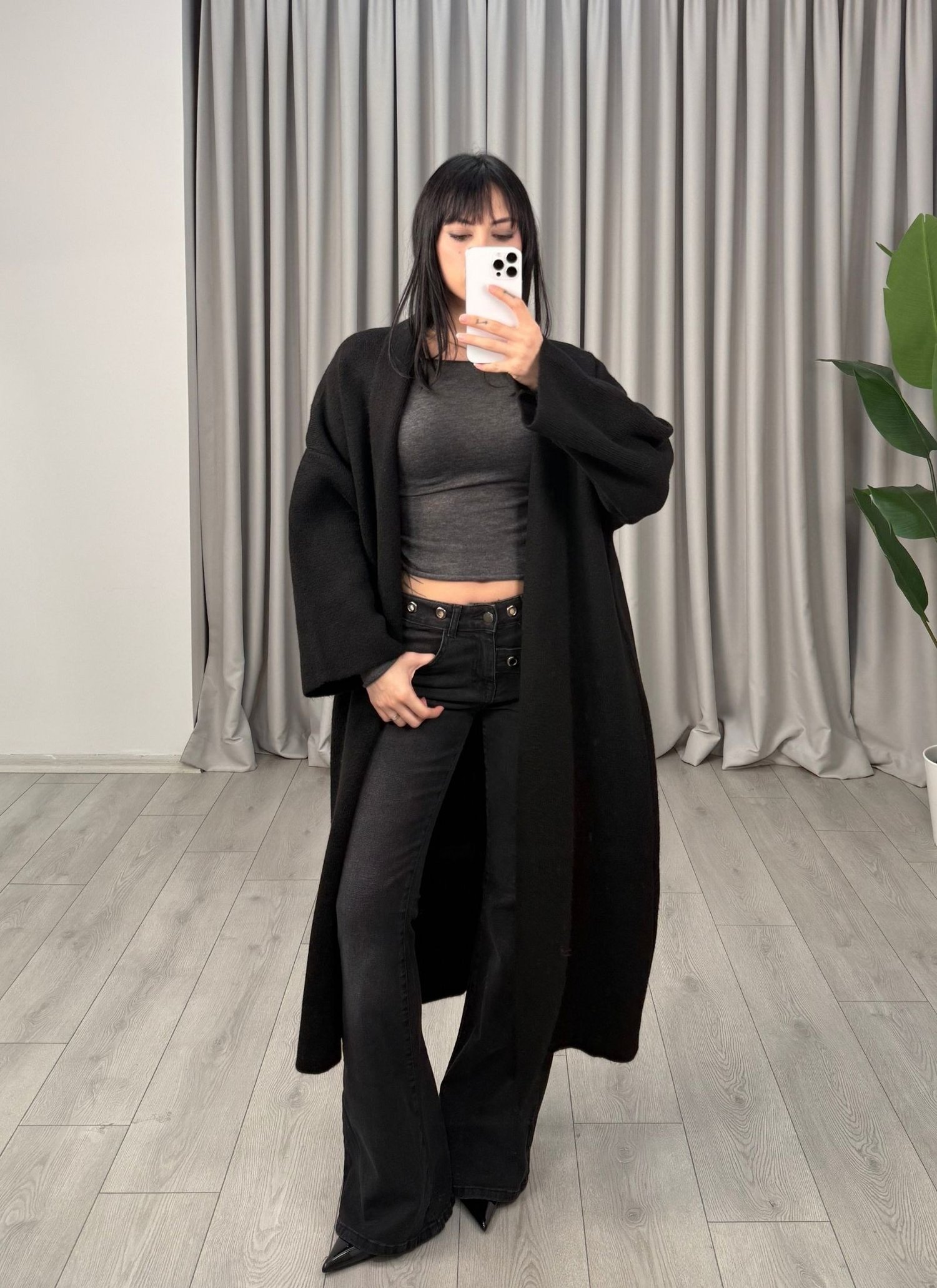 Yumi Hırka Siyah