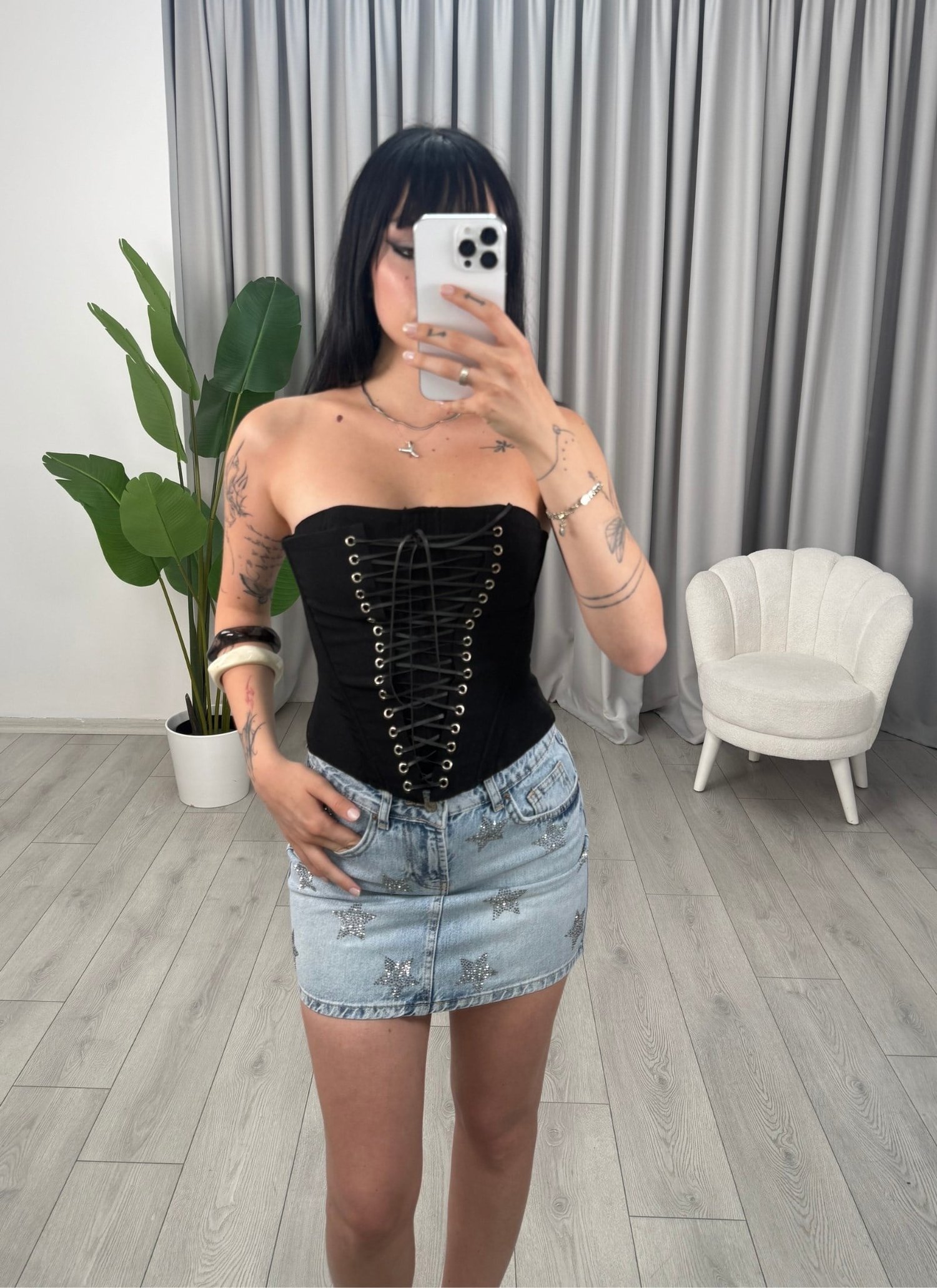 Zarela Korse Siyah