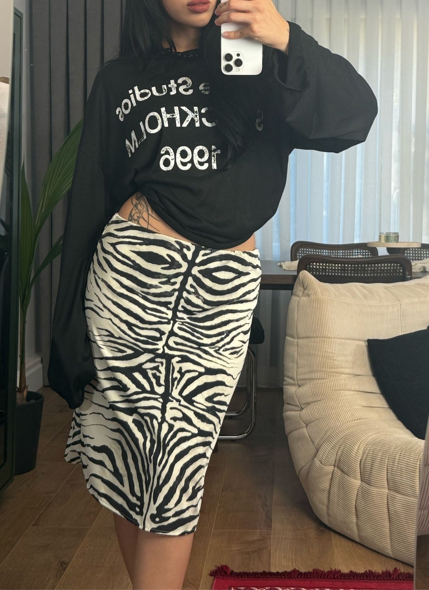 Zebra Midi Boy Etek