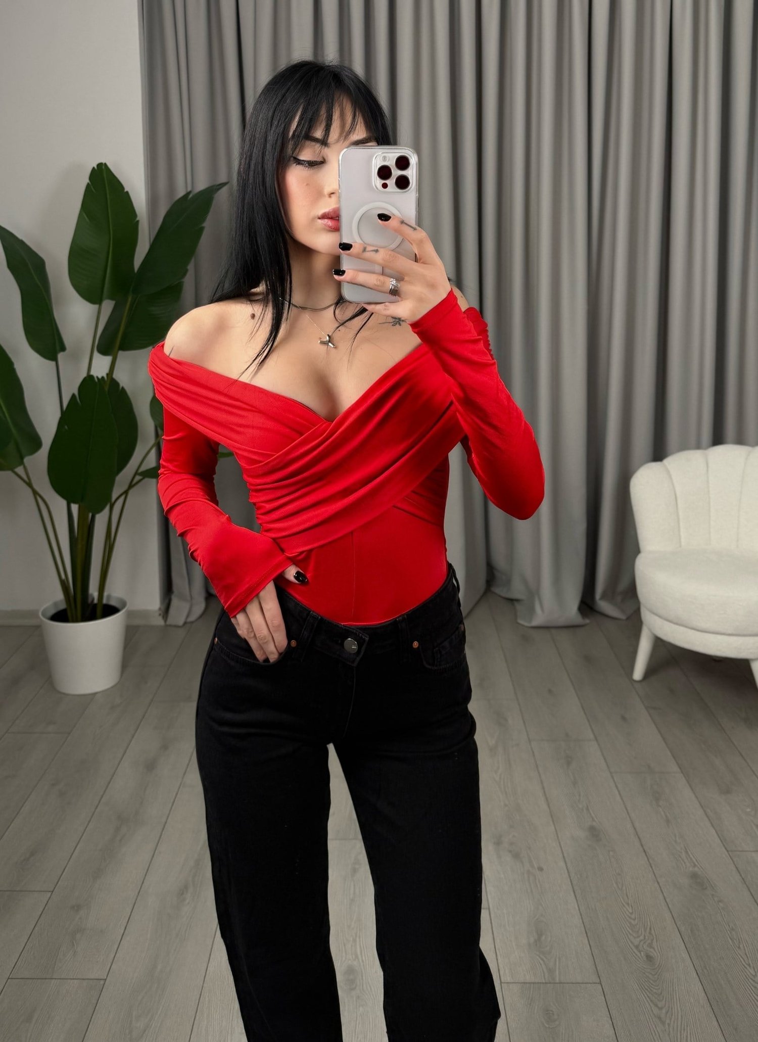 Zendaya Bluz Kırmızı