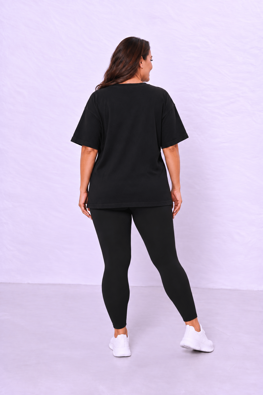 Oversize Basic T-Shirt - SİYAH