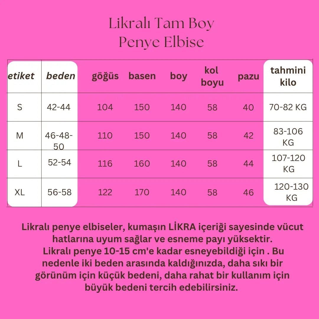 Tam Boy Şal Desen Elbise
