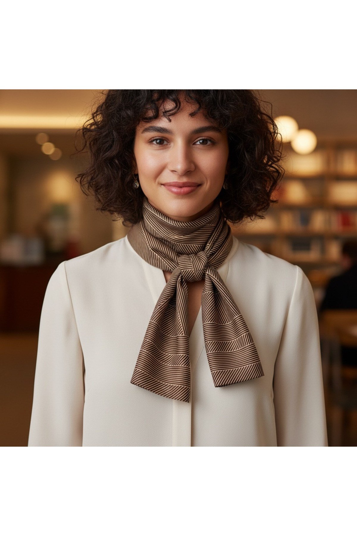 ✨ %100 Saf İpek Crepe de Chine Eşarp - Özel Tasarım Tok Duruşlu ✨90x90