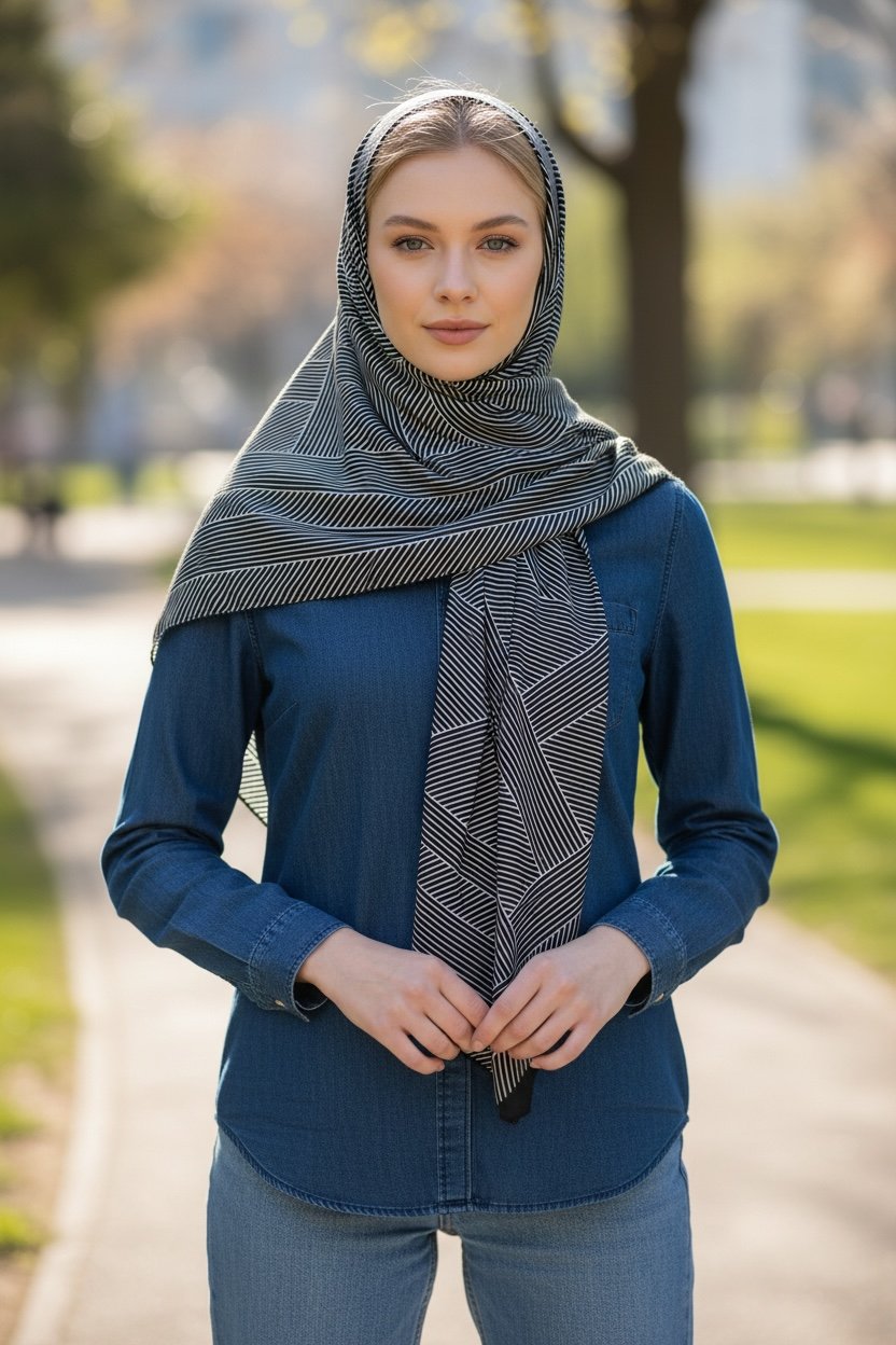 ✨ %100 Saf İpek Crepe de Chine Eşarp - Özel Tasarım Tok Duruşlu ✨90x90