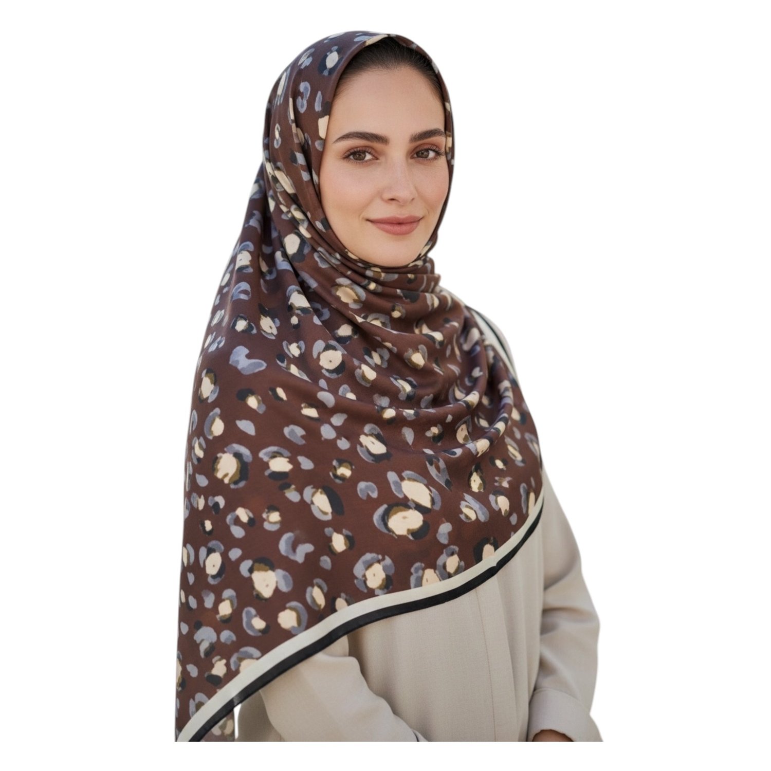 ✨ %100 Saf İpek Crepe de Chine Eşarp - Özel Tasarım Tok Duruşlu ✨90x90