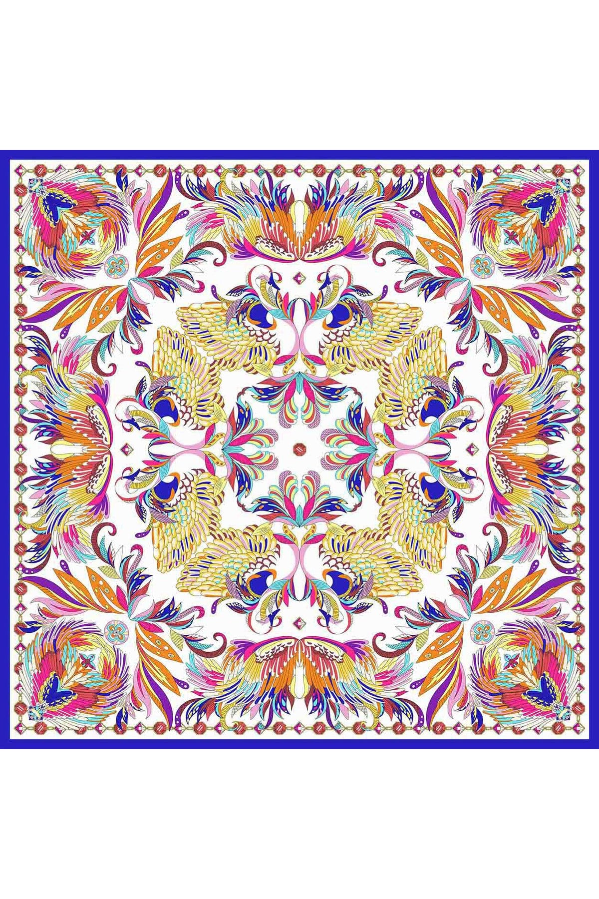 ✨ %100 Saf İpek Twill Eşarp - Özel Tasarım Tok Duruşlu ✨90x90