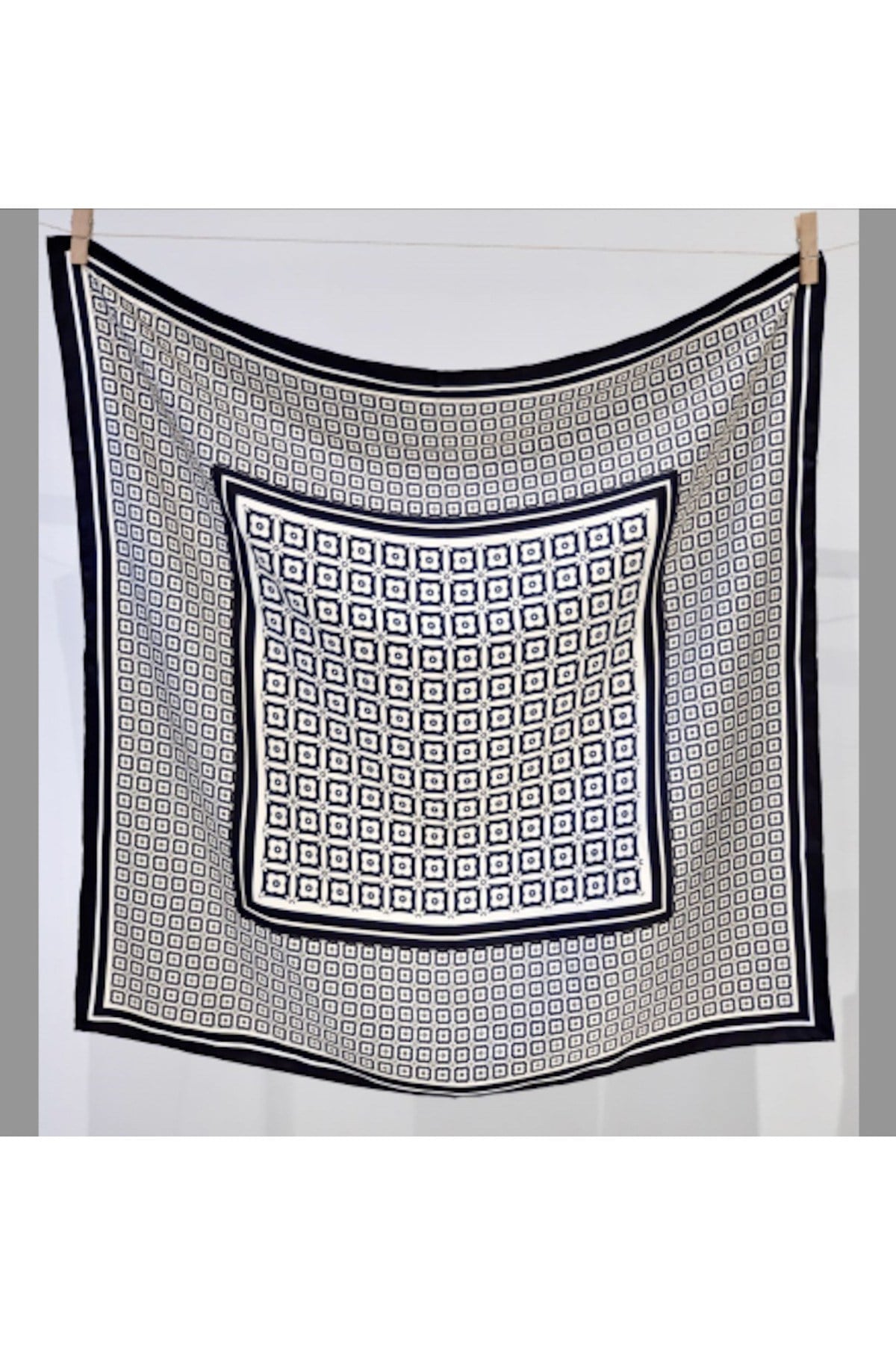 ✨ %100 Saf İpek Twill Eşarp - Özel Tasarım Tok Duruşlu ✨90x90