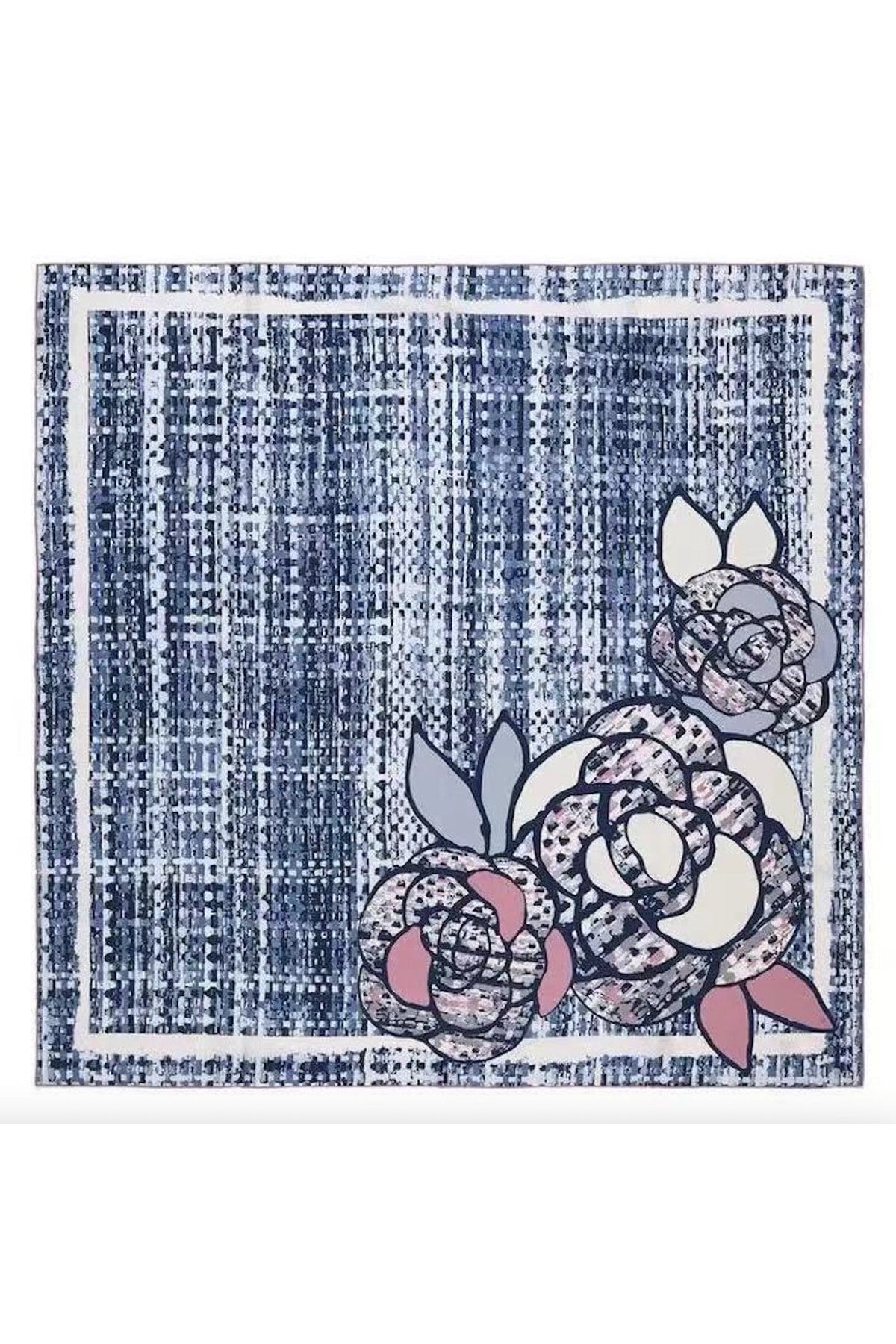 ✨ %100 Saf İpek Twill Eşarp - Özel Tasarım Tok Duruşlu ✨90x90