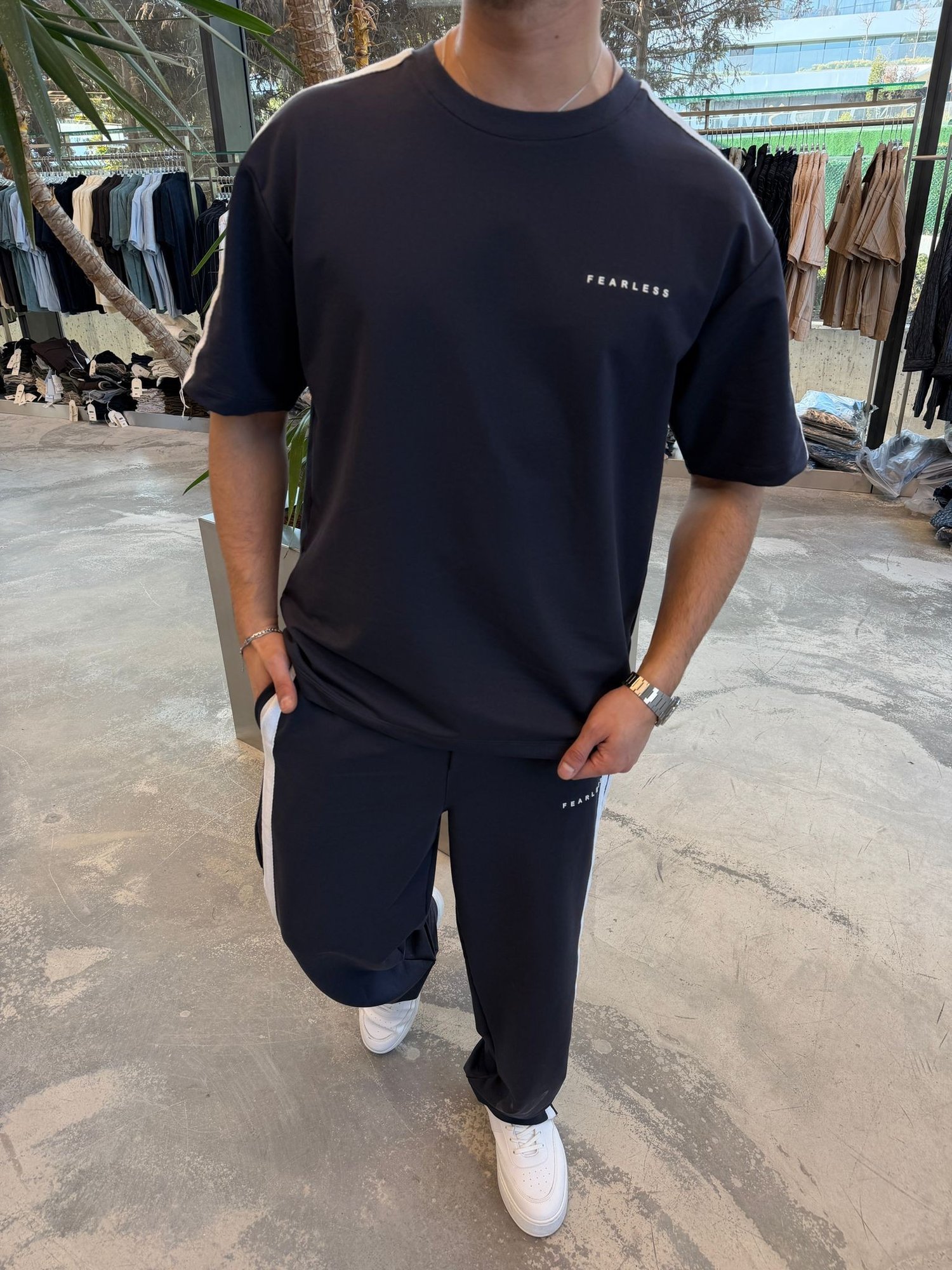 Antrasit  Fearless Baggy Takım -S3018