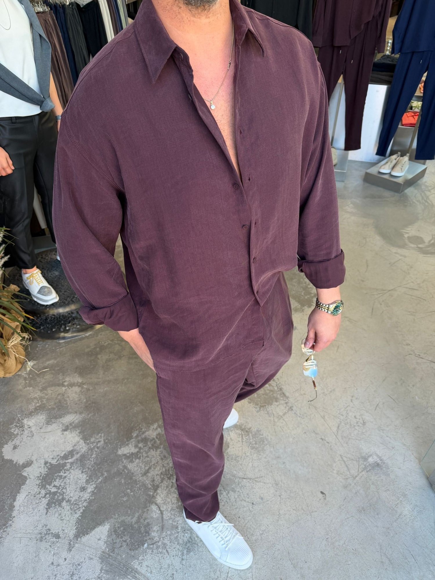 Bordo Premium NGR Modal Takım