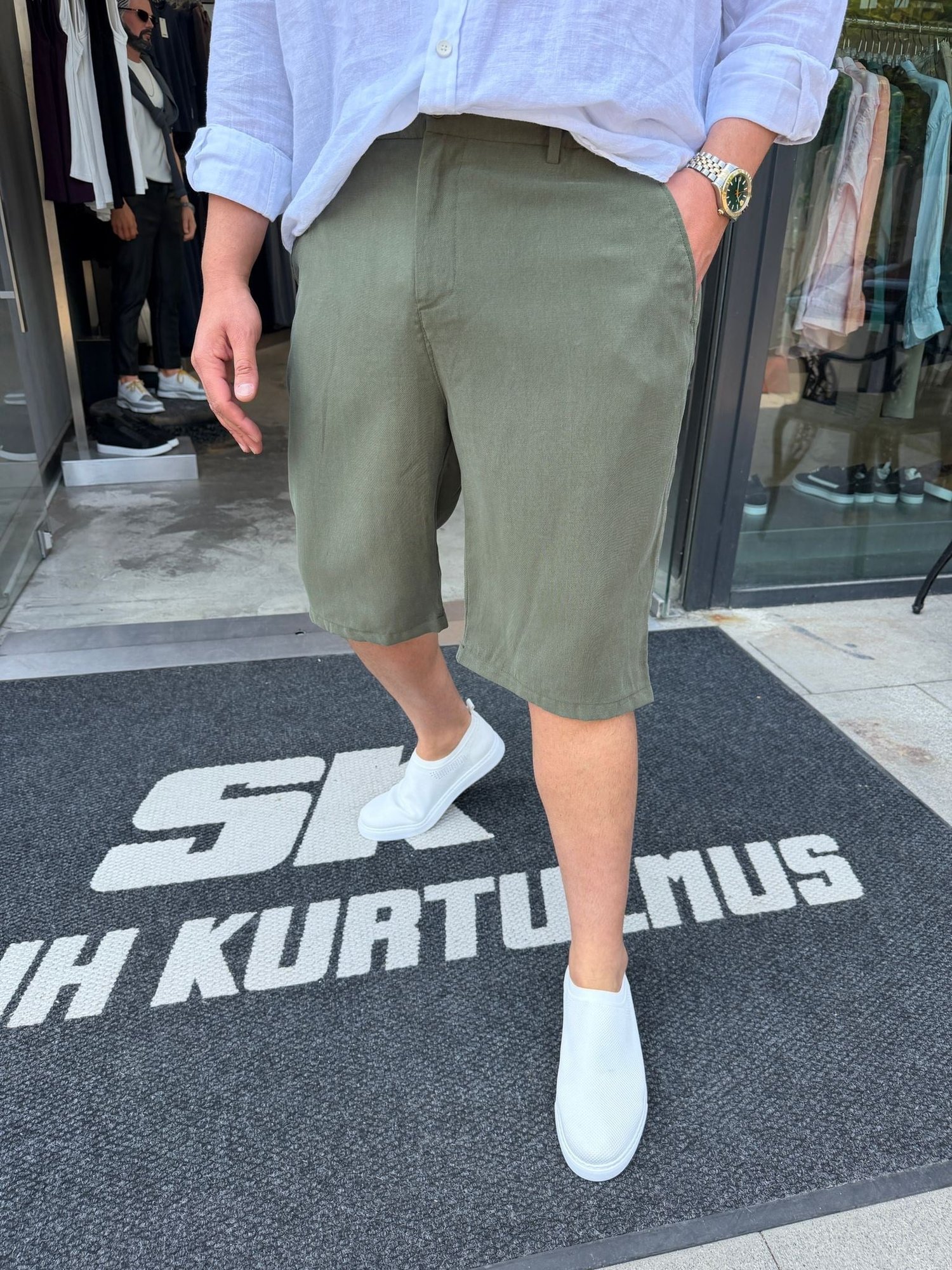 Haki NGR Modal Şort