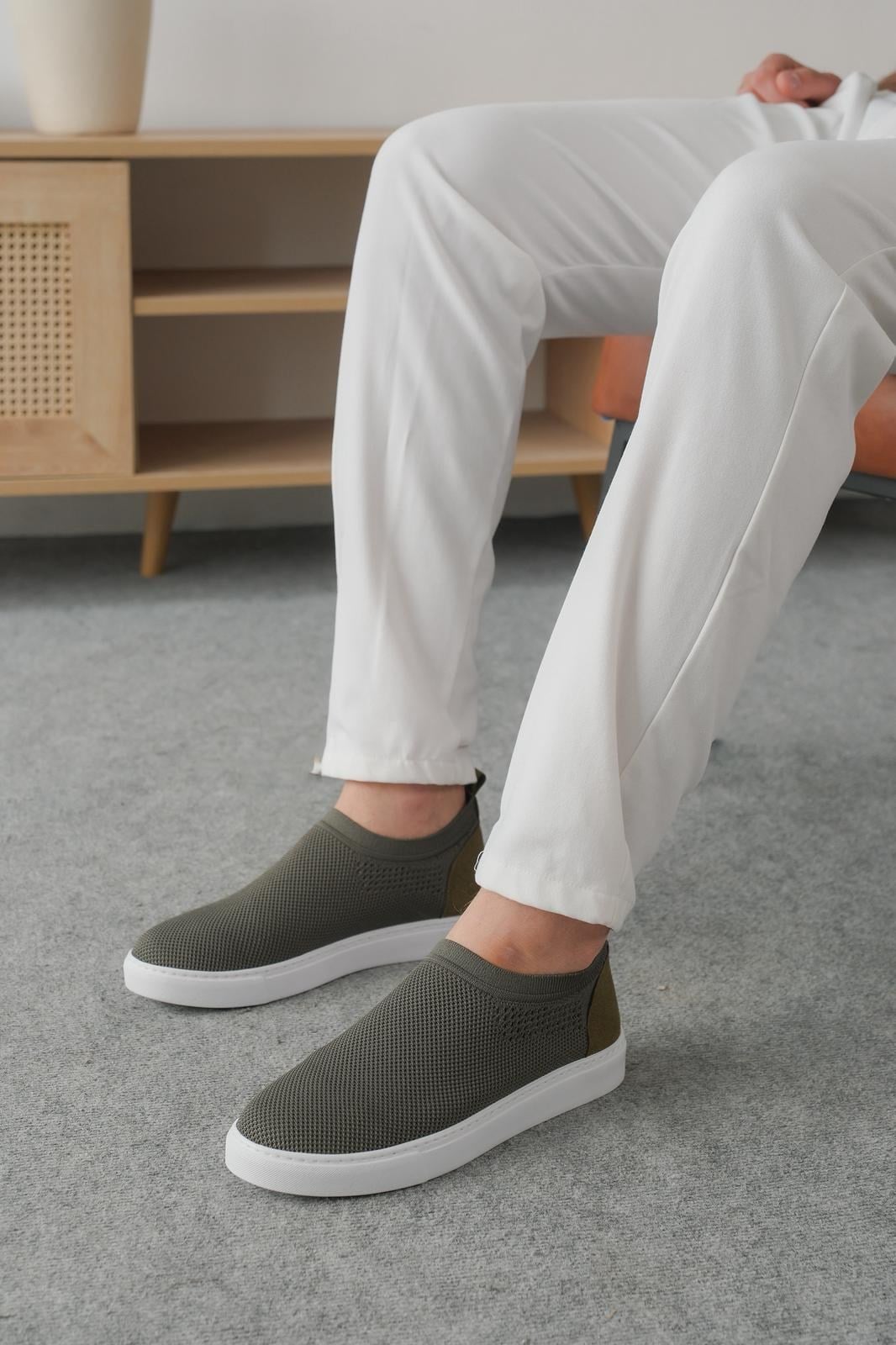 Haki Slip-On Ayakkabı