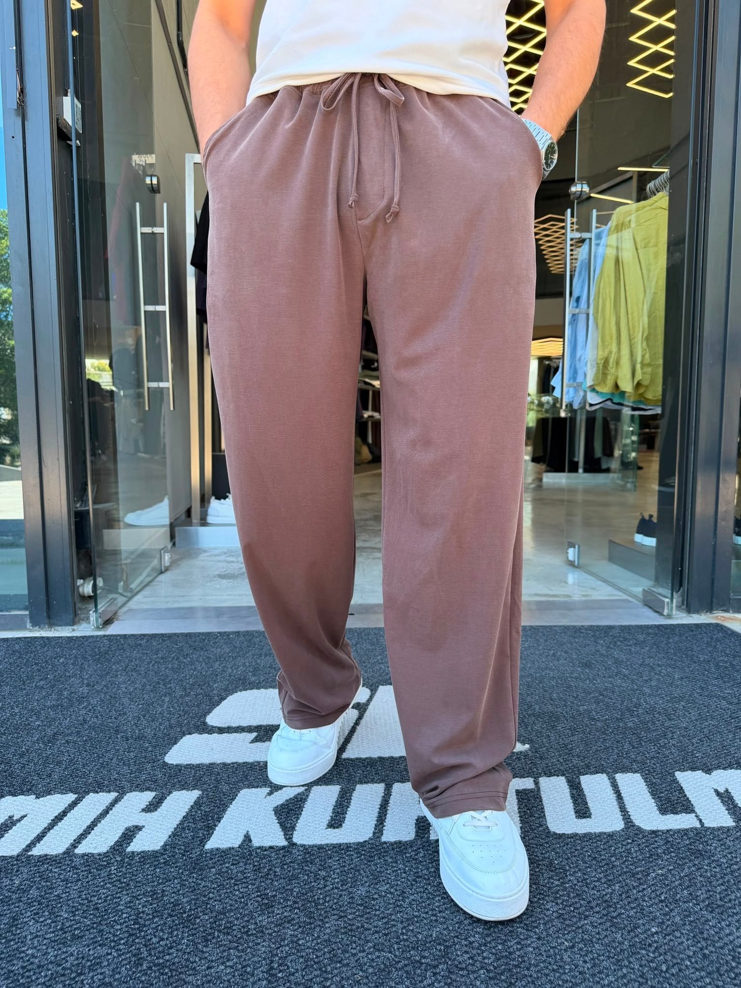 Kahve Cupra Kumaş Baggy Eşofman