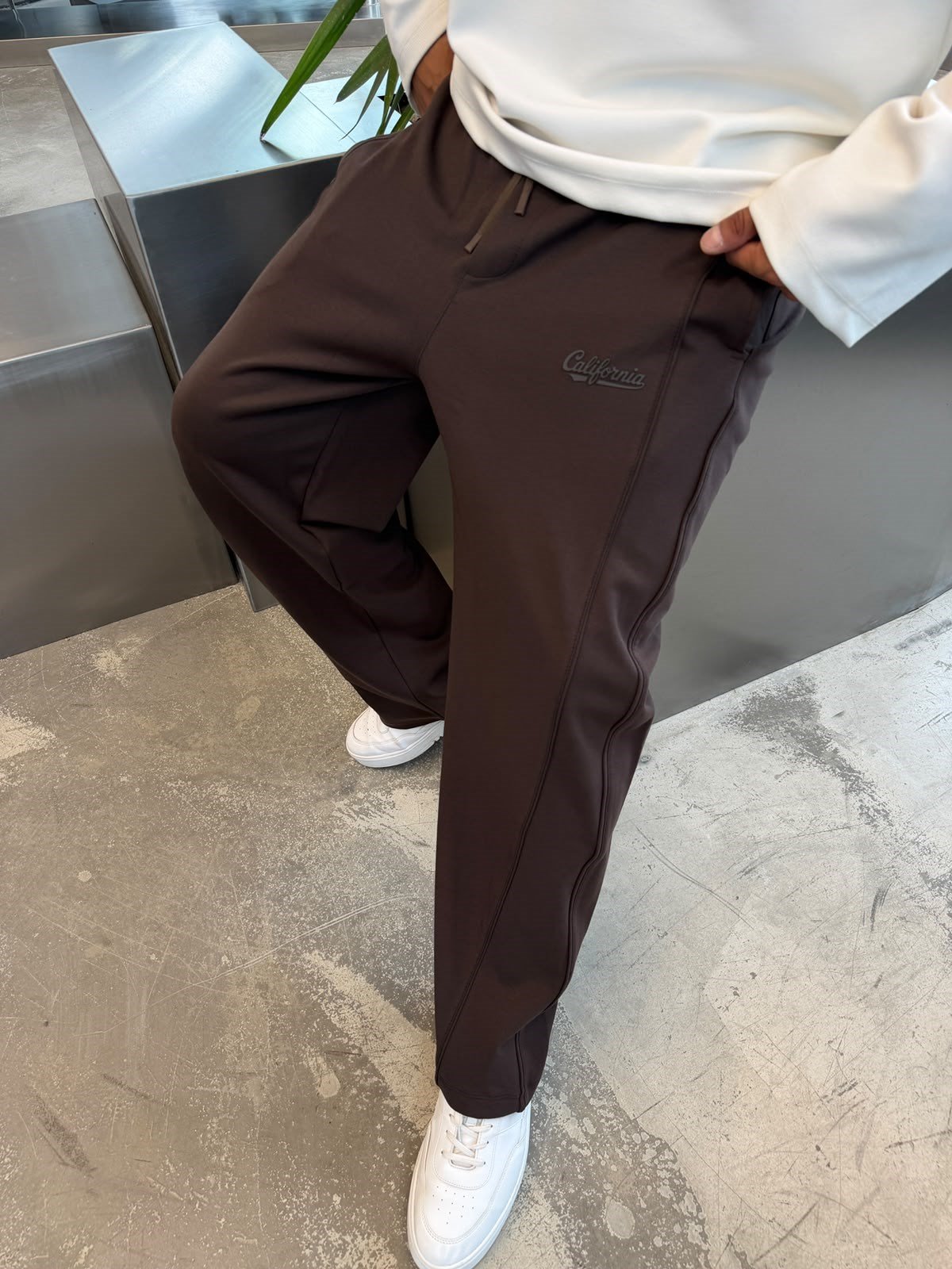 Kahverengi California Doubleface Eşofman CL28