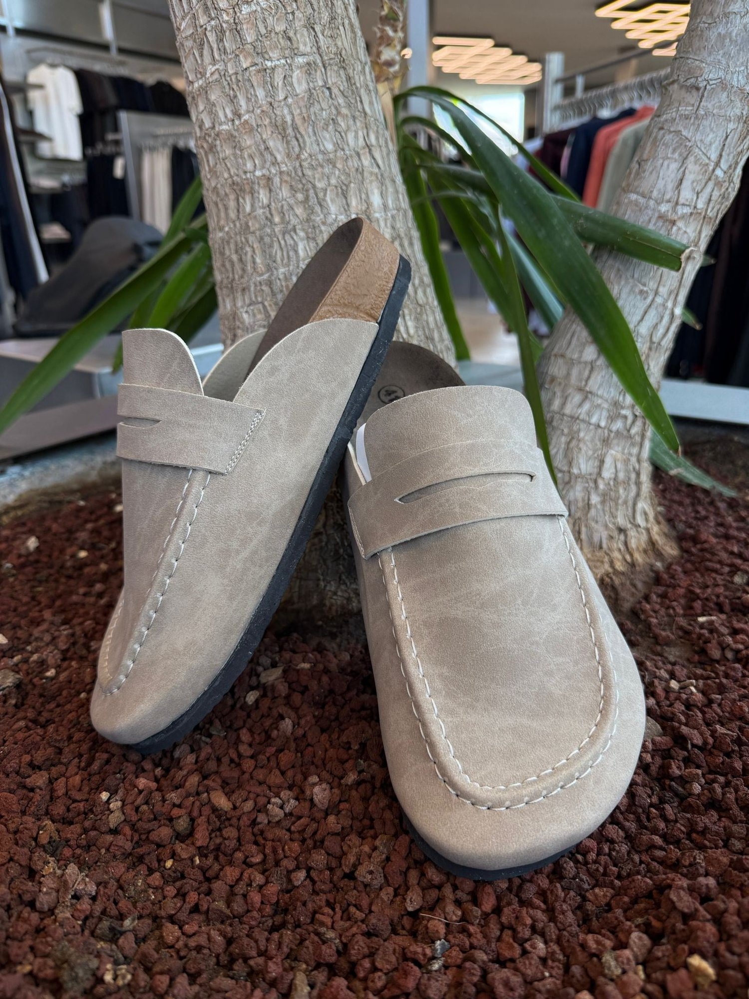 Krem Lukka Loafer Terlik LK059