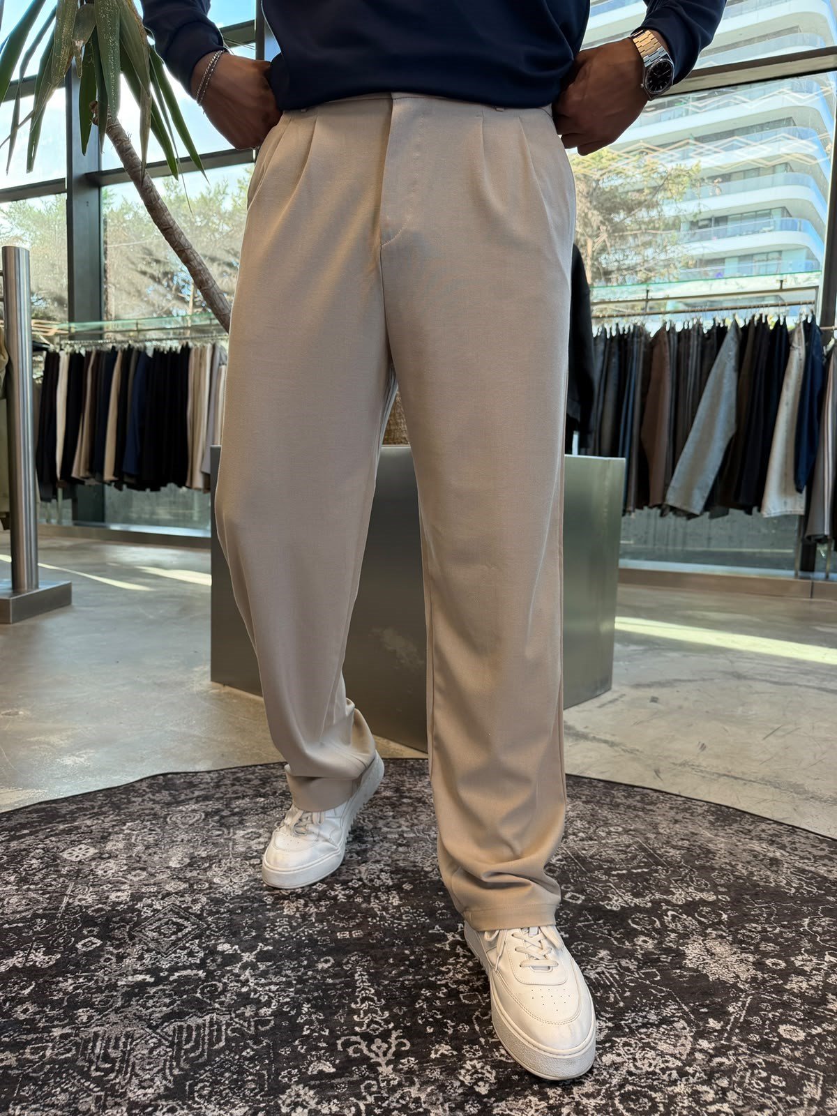 Krem Pileli Baggy SF4032