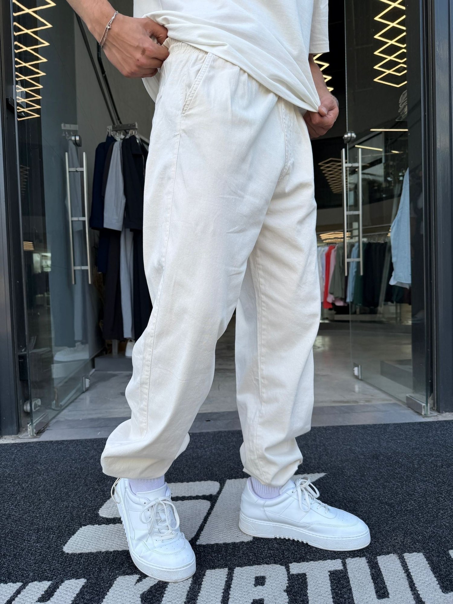 Krem Stoper Paça İthal Gabardin -W5078