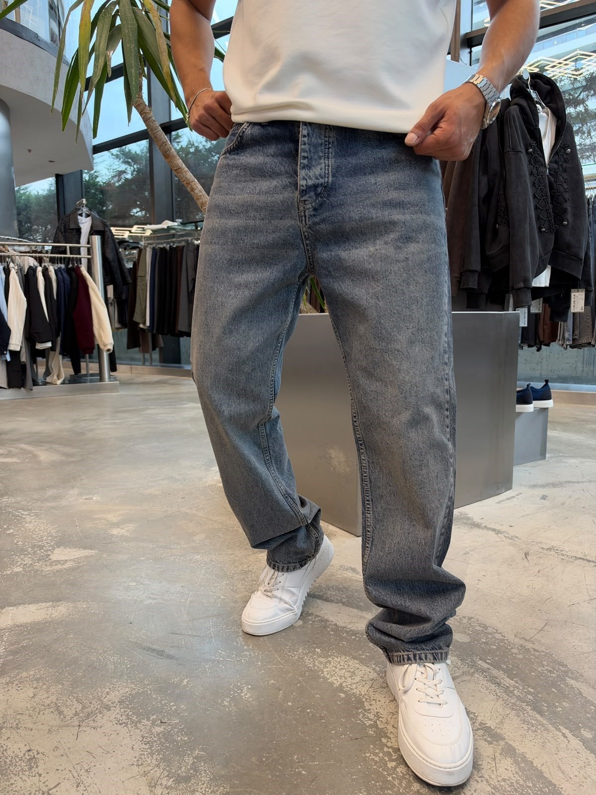 Lacivert Baggy Kot KP58