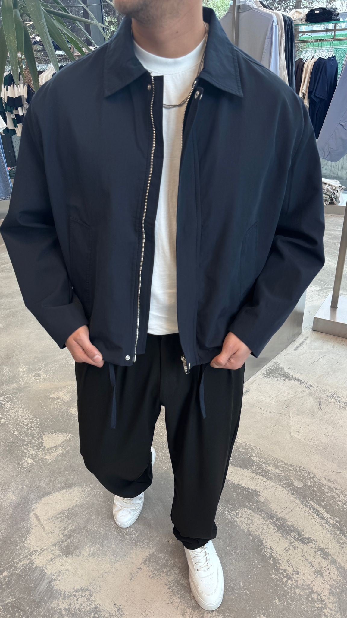 Lacivert Bomber Ceket