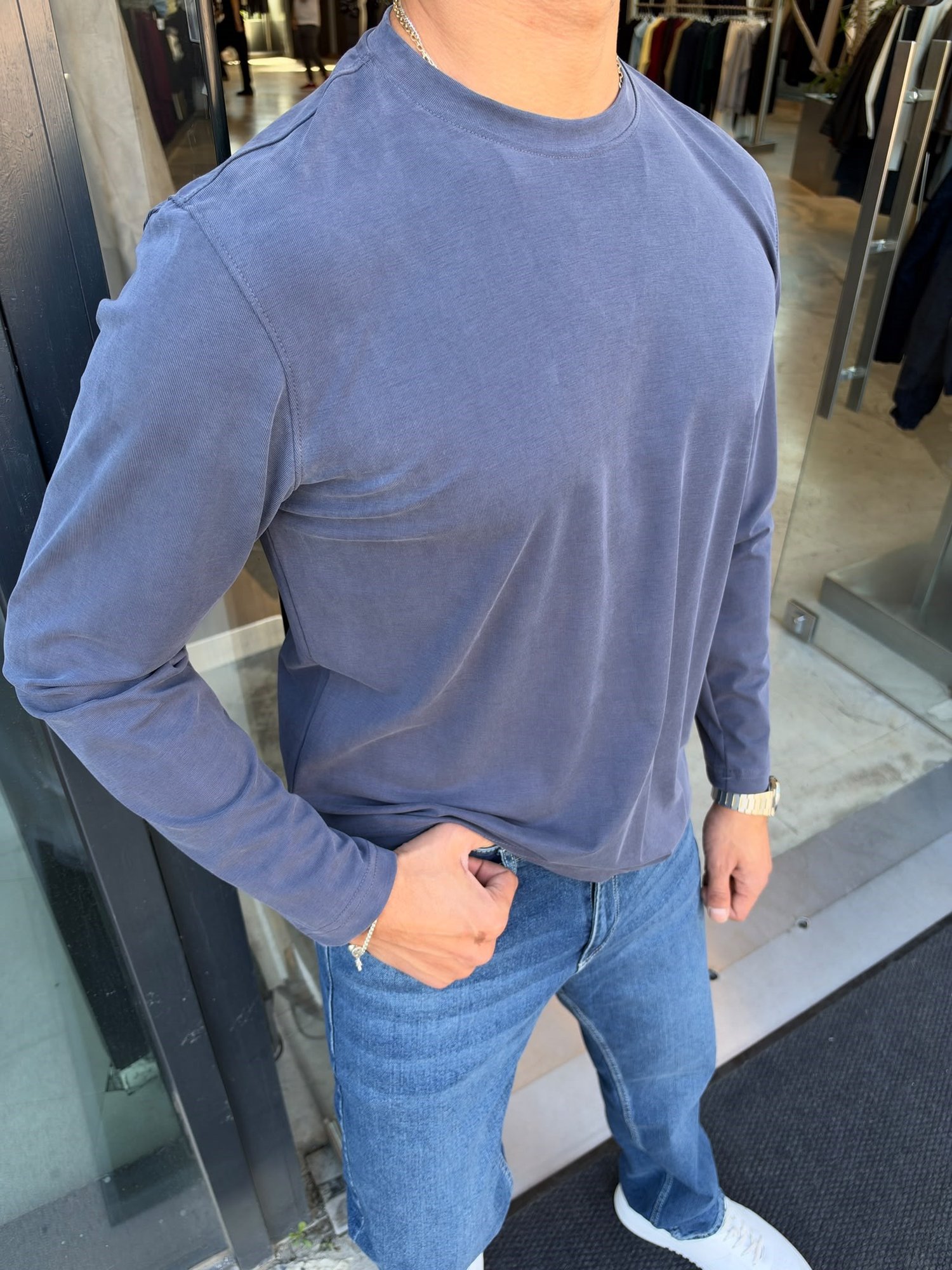 Lacivert NG İthal Cupra Sweat