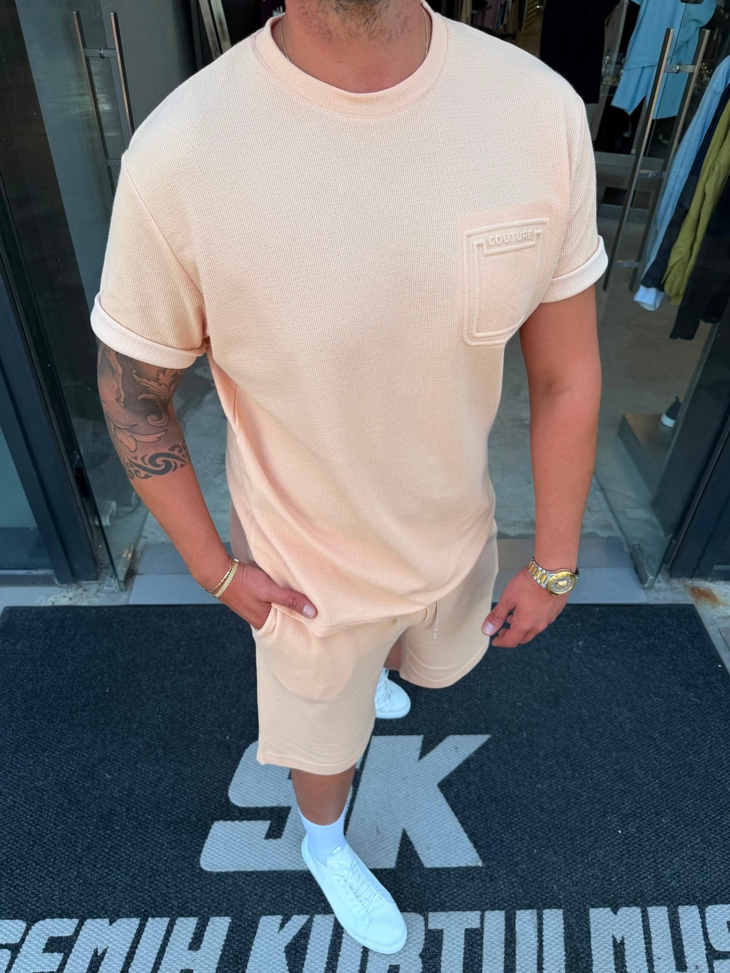 MRK Kavun İçi Couture Triko Takım