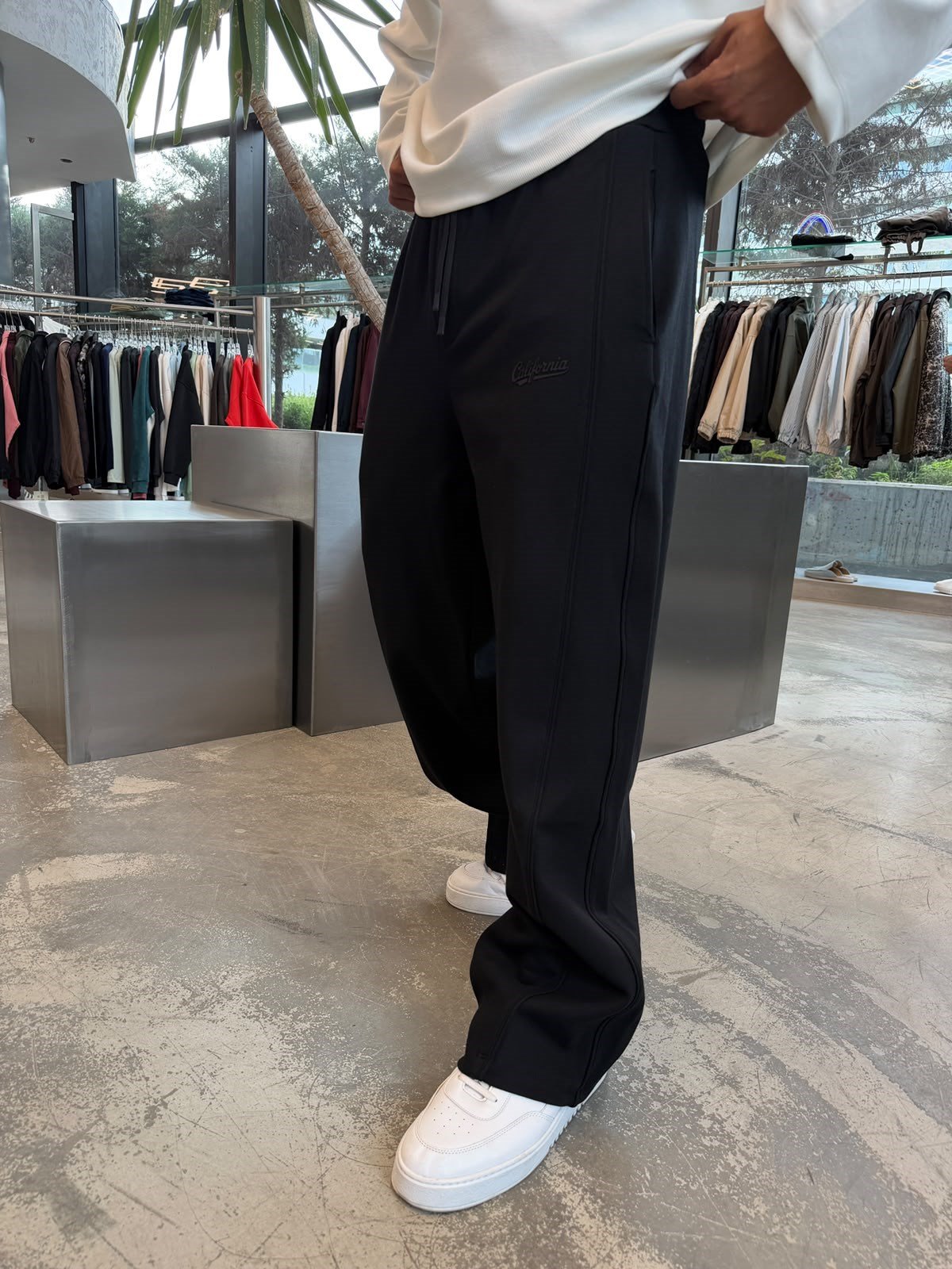 Siyah California Doubleface Eşofman CL28