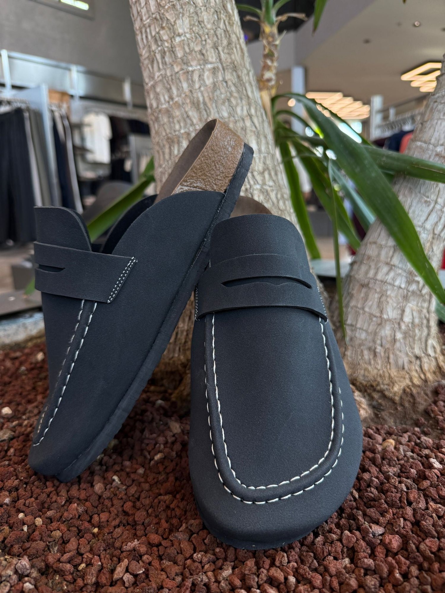 Siyah Lukka Loafer Terlik LK059