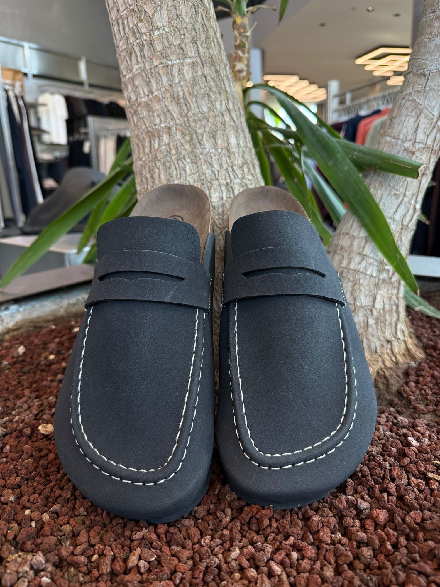 Siyah Lukka Loafer Terlik LK059