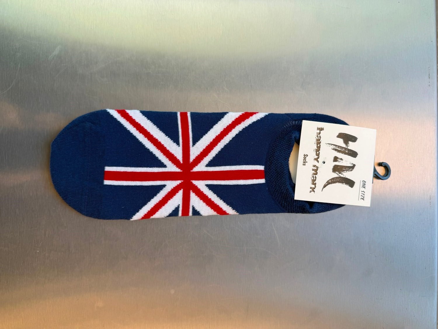Union Jack Desenli Babet Çorap