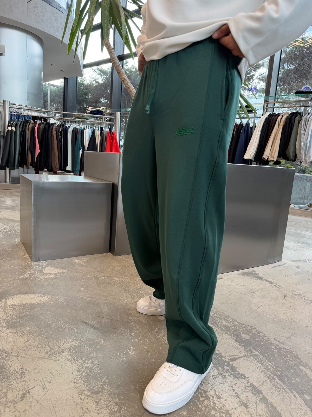 Yeşil California Doubleface Eşofman CL28