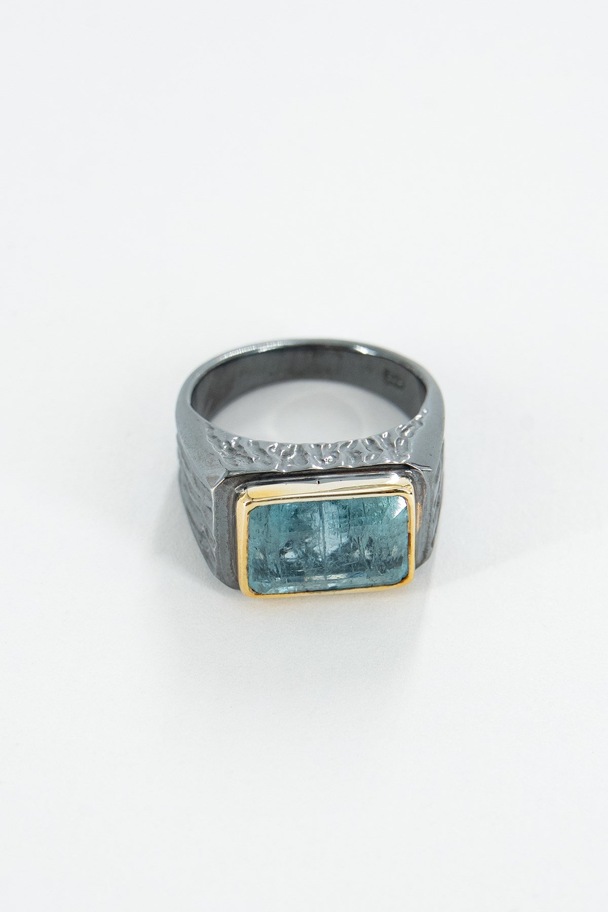 Aquamarine Gümüş Yüzük