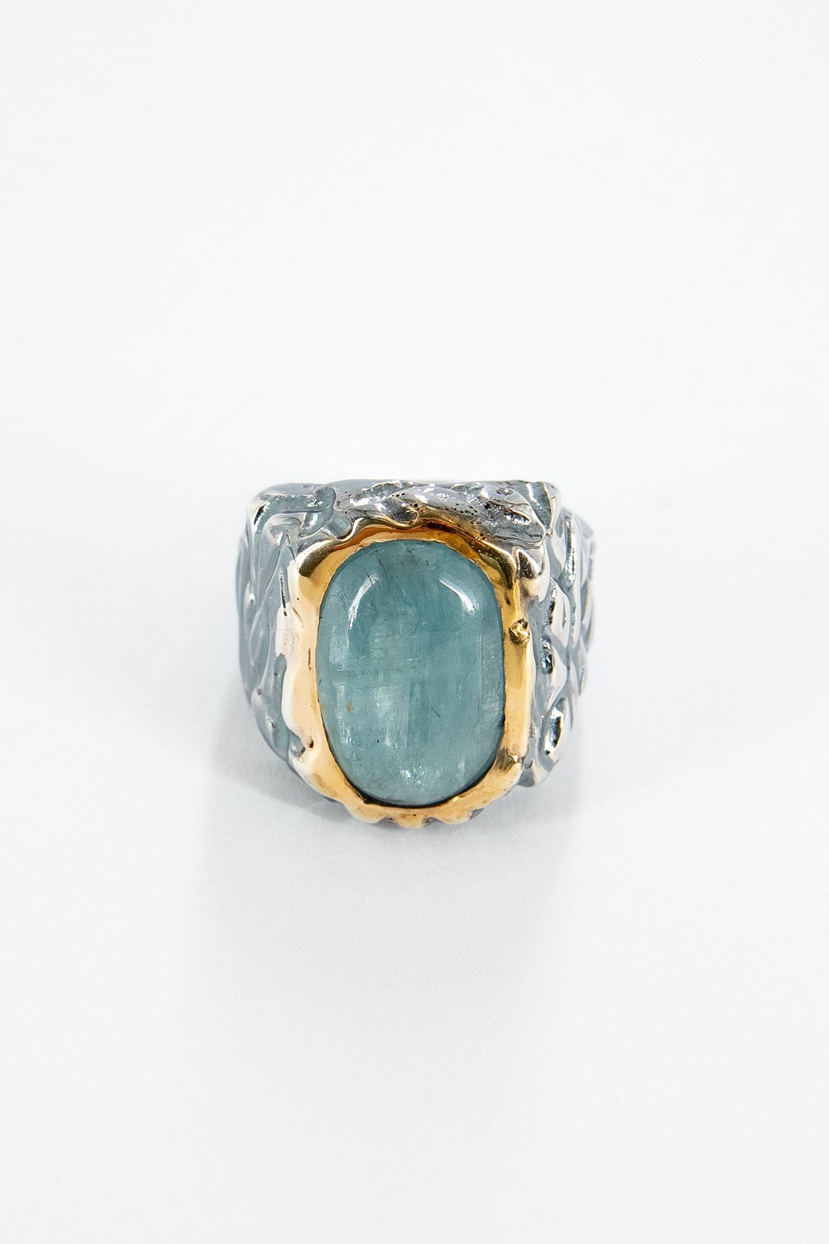 Blue Kyanite Gümüş Yüzük