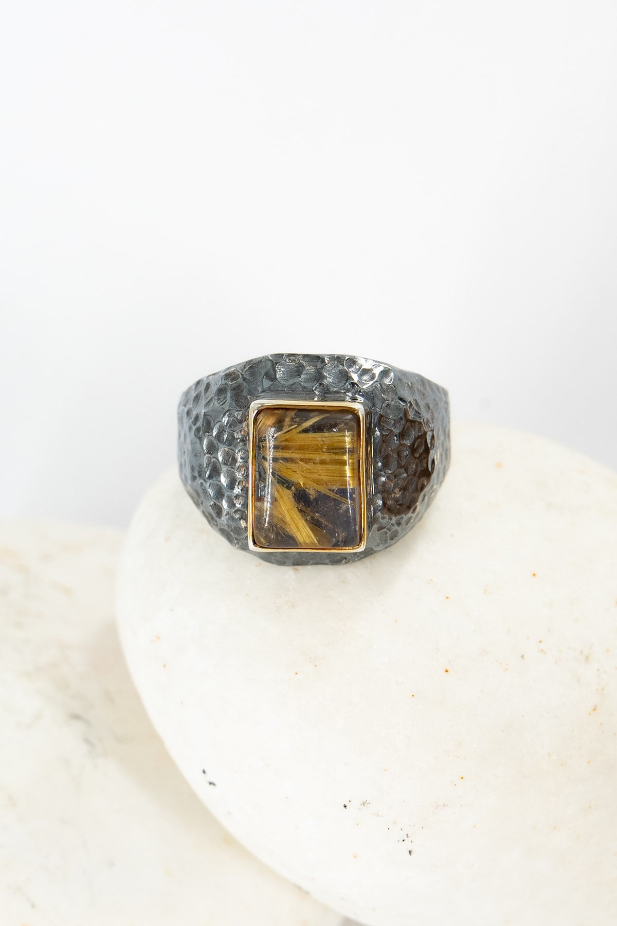 Blue Star Quartz Gümüş Yüzük