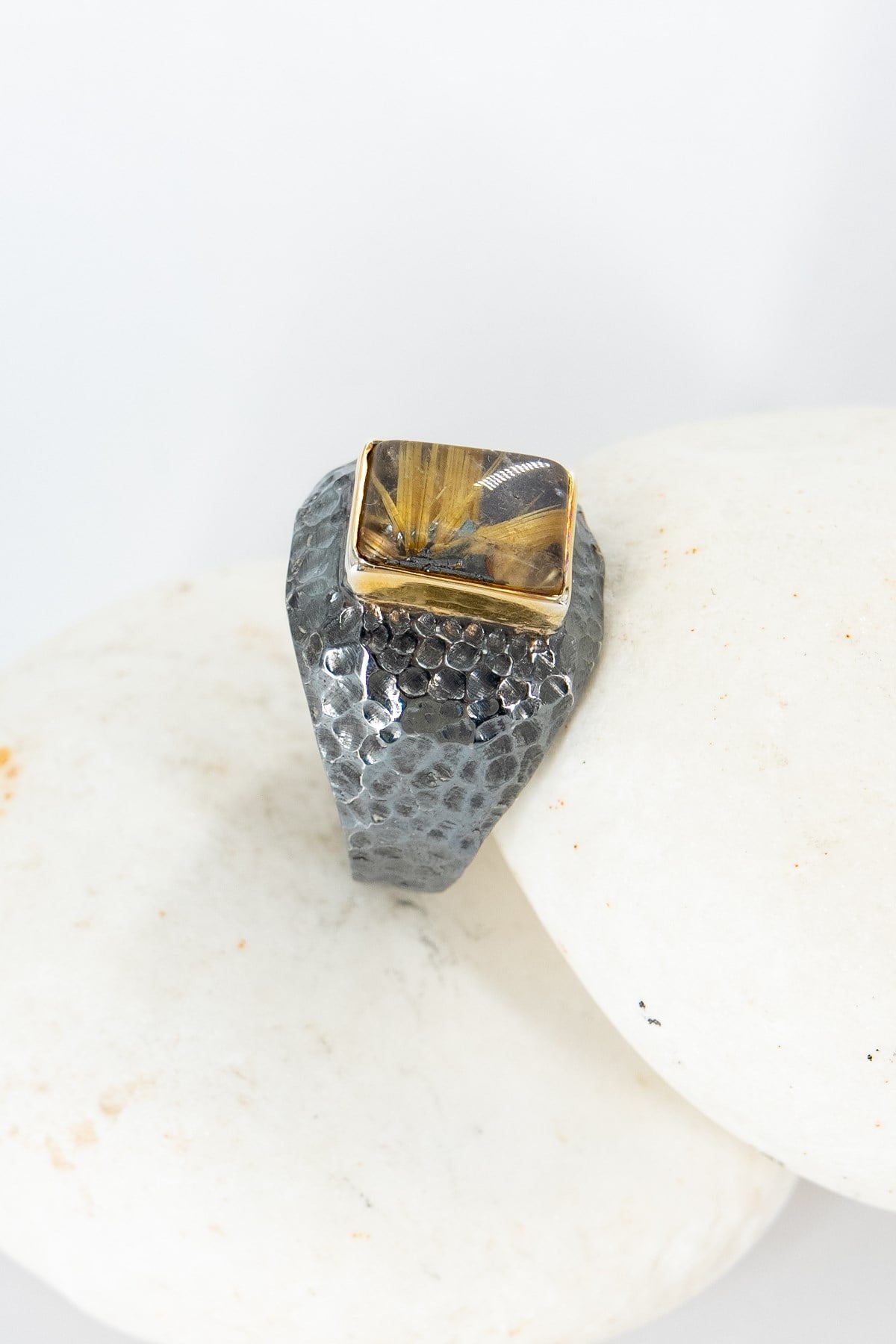 Blue Star Quartz Gümüş Yüzük
