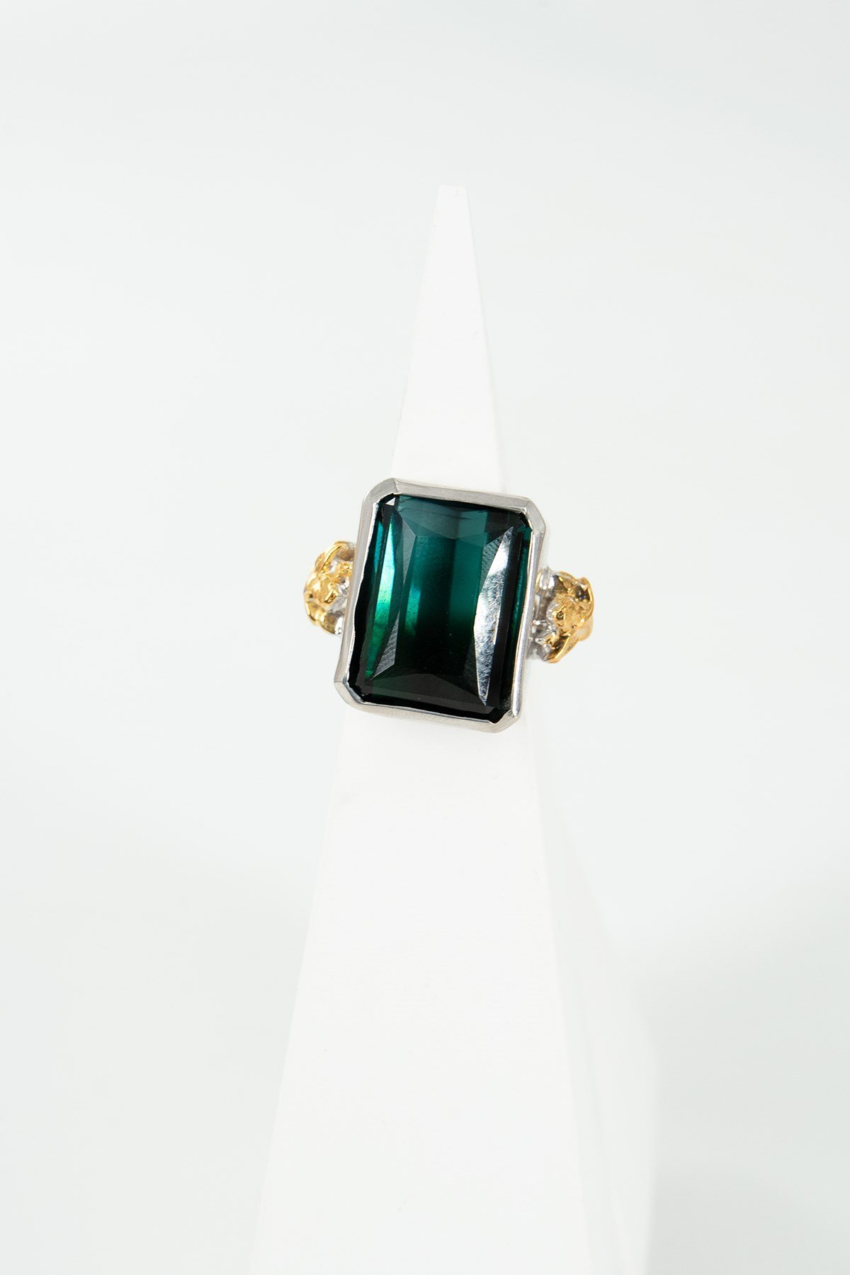 Green Garnet Taşlı Gümüş Yüzük