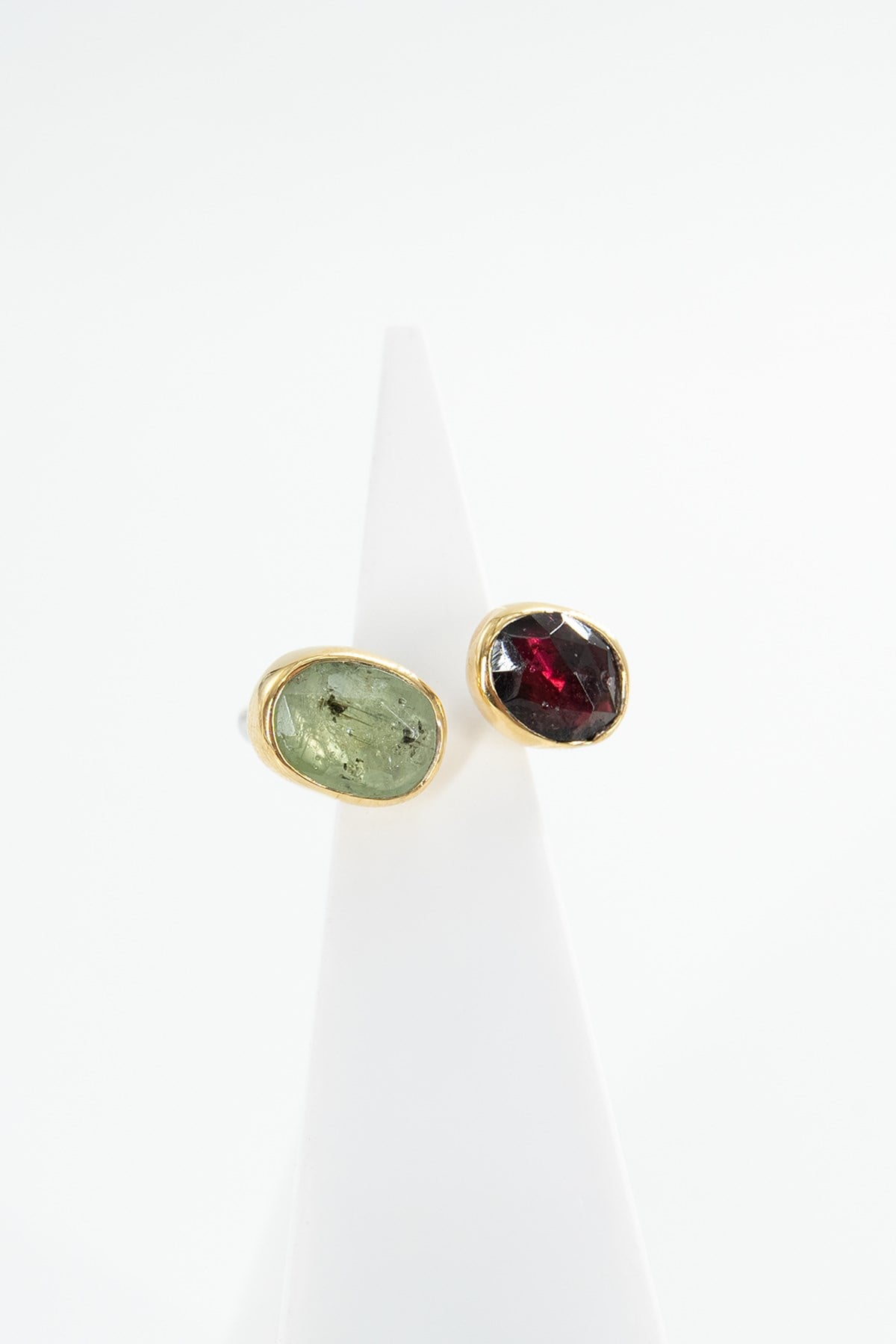 Kyanit & Garnet Taşlı Gümüş Yüzük